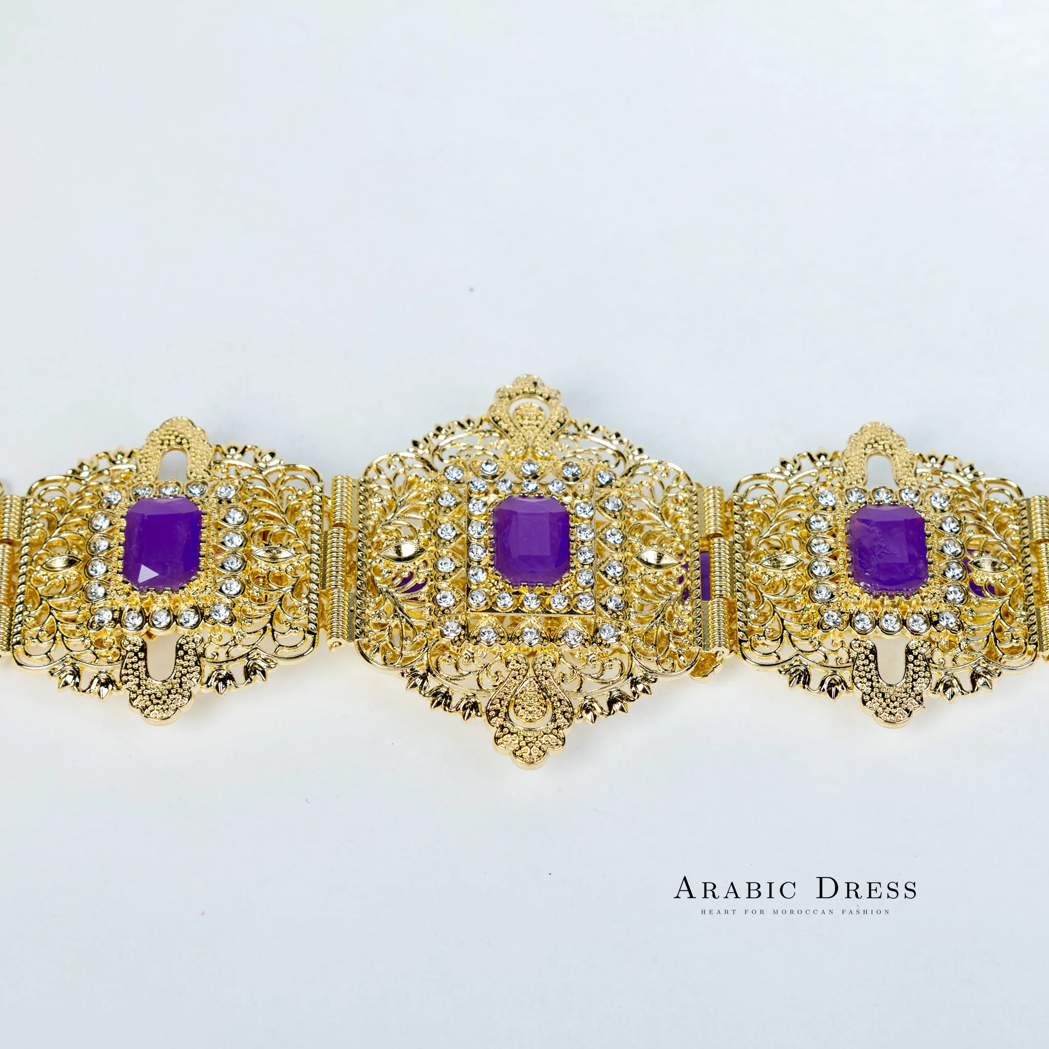Mihi Gold/Violet Belt - Image 3