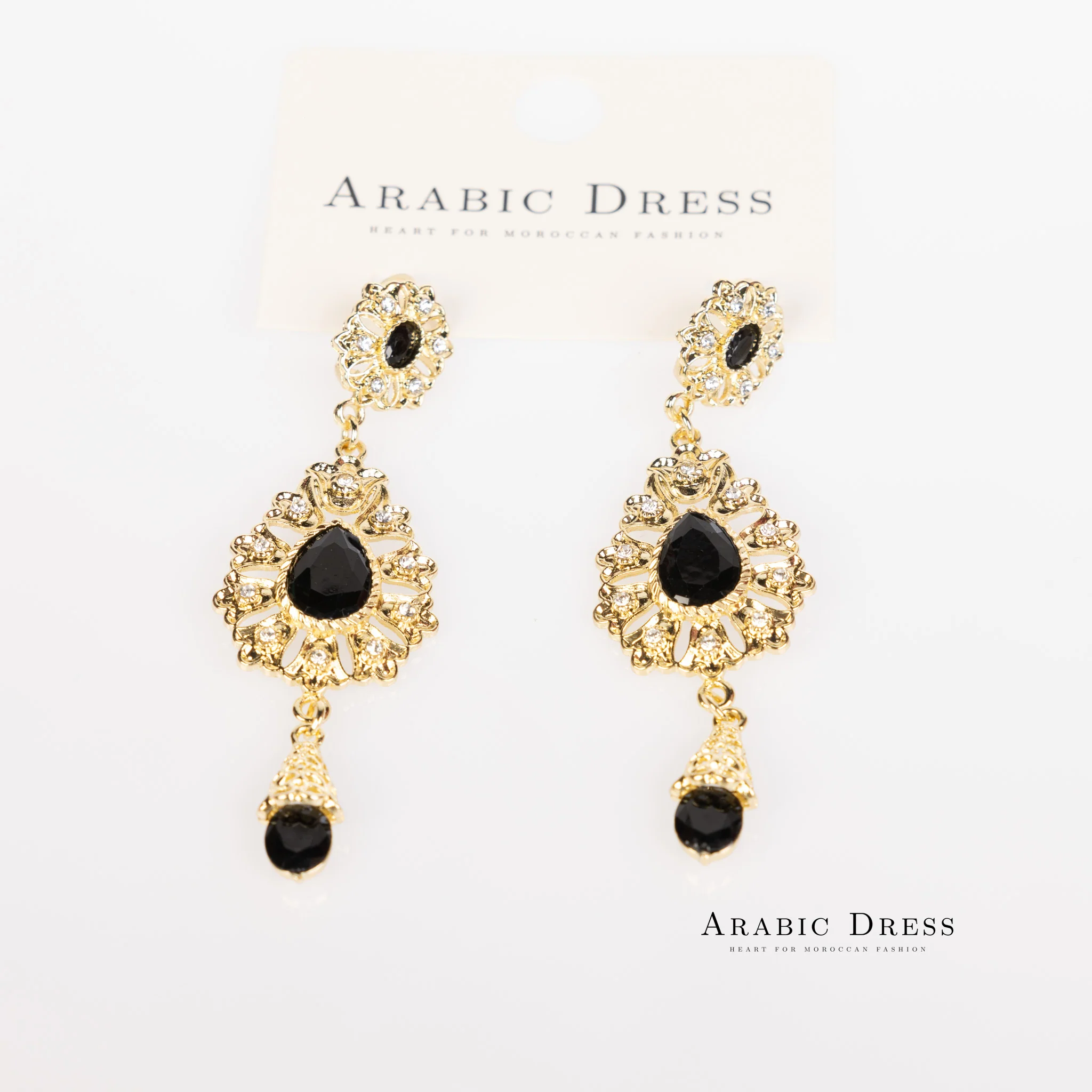 Black Ara Earrings - Image 2