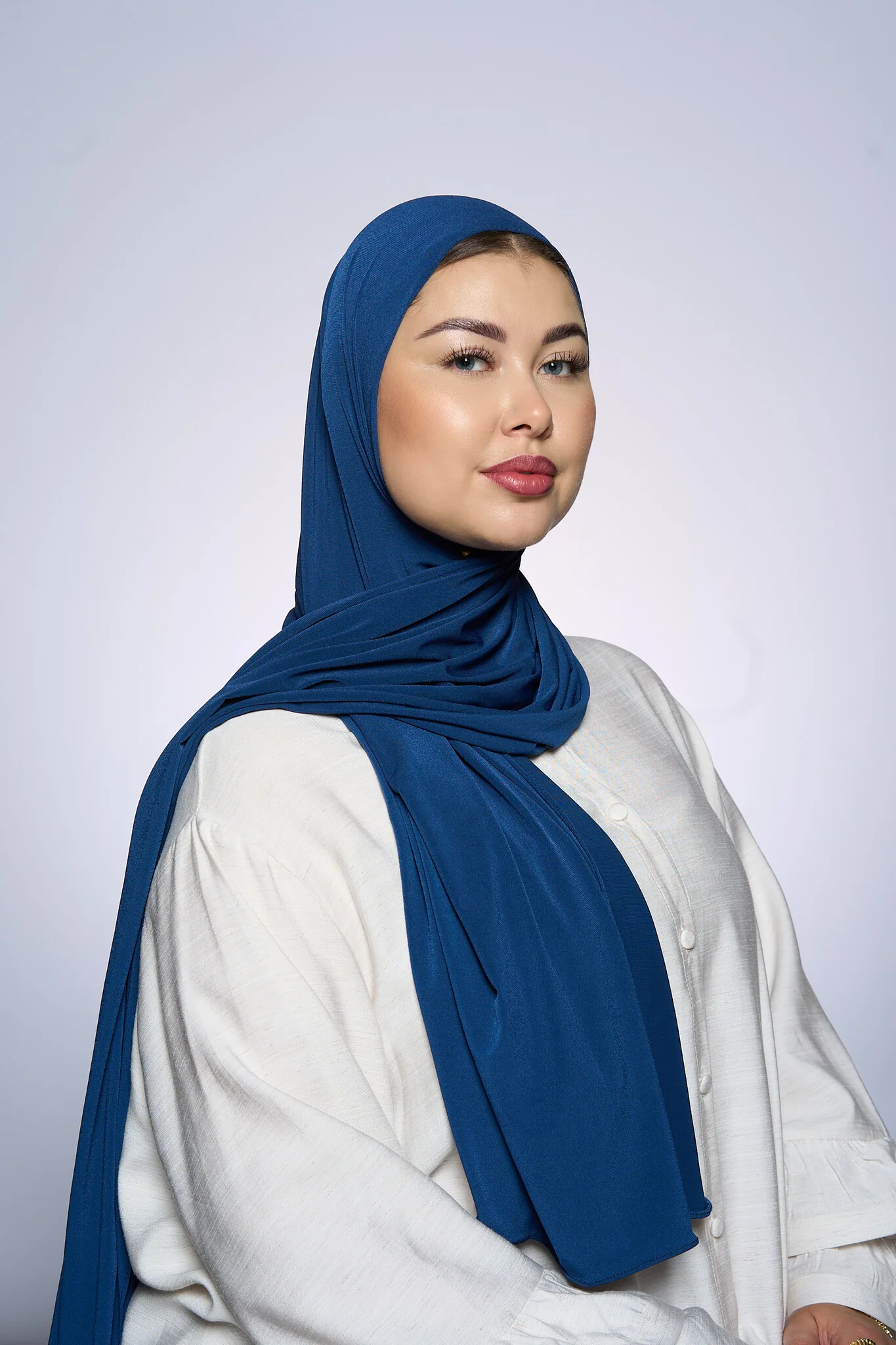 Premium Jersey Hijab Fin -  RoyalBlue