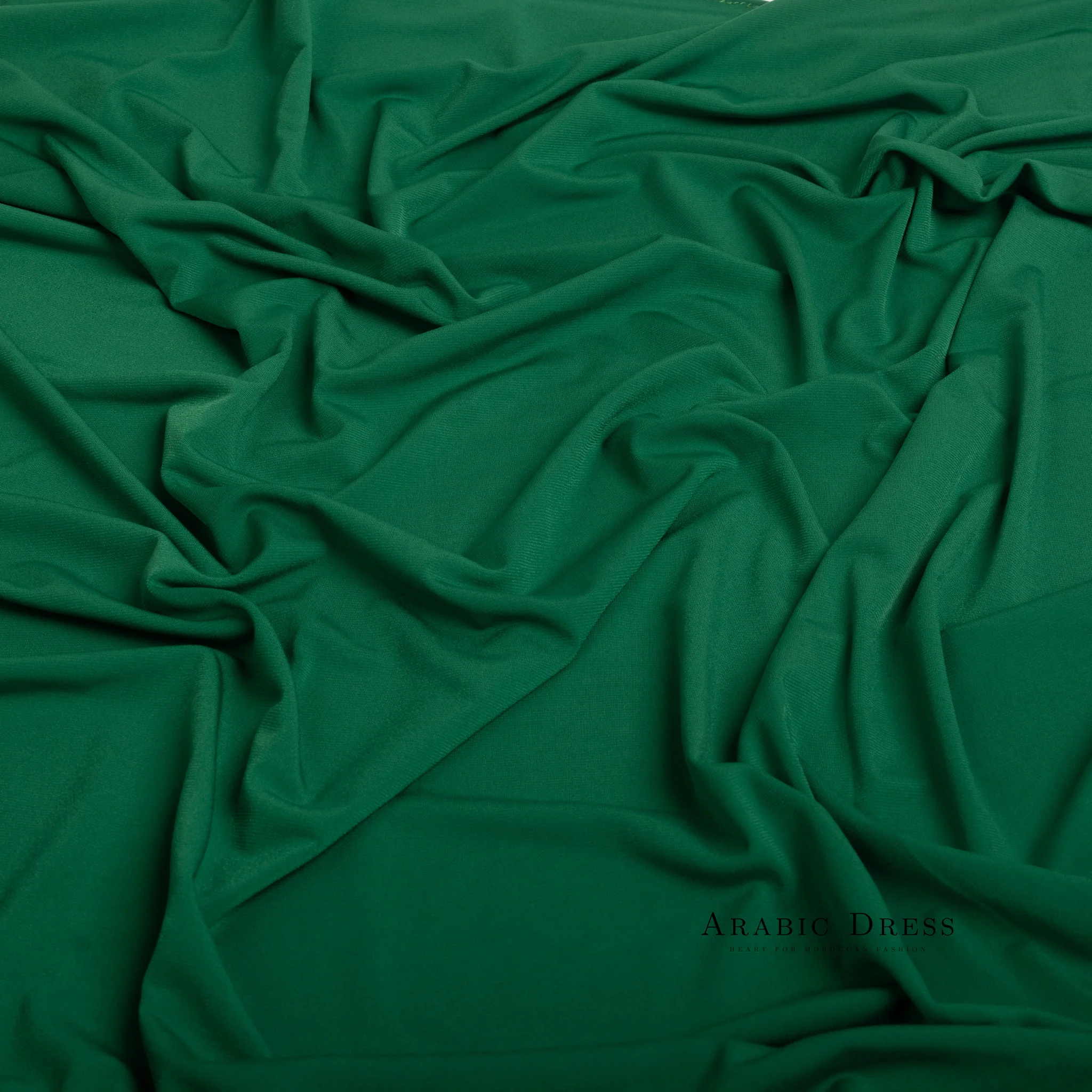 Premium Jersey Hijab Sia - Forest Green - Image 3