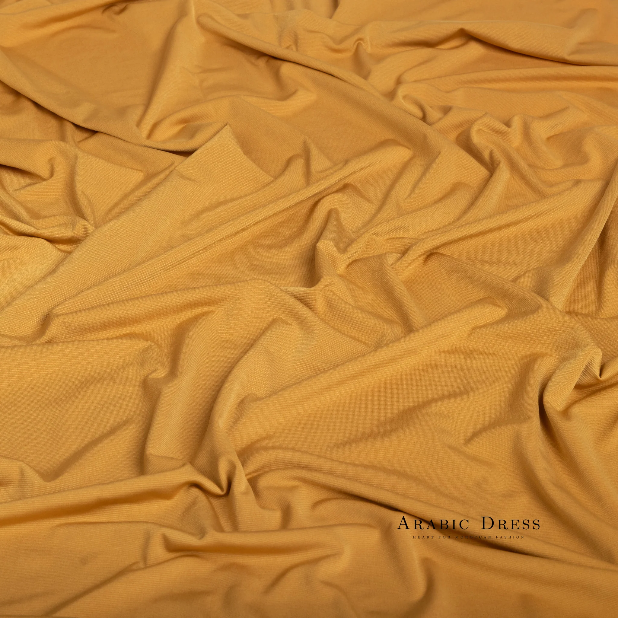 Premium Jersey Hijab Sia -  Flaxen Yellow - Image 3