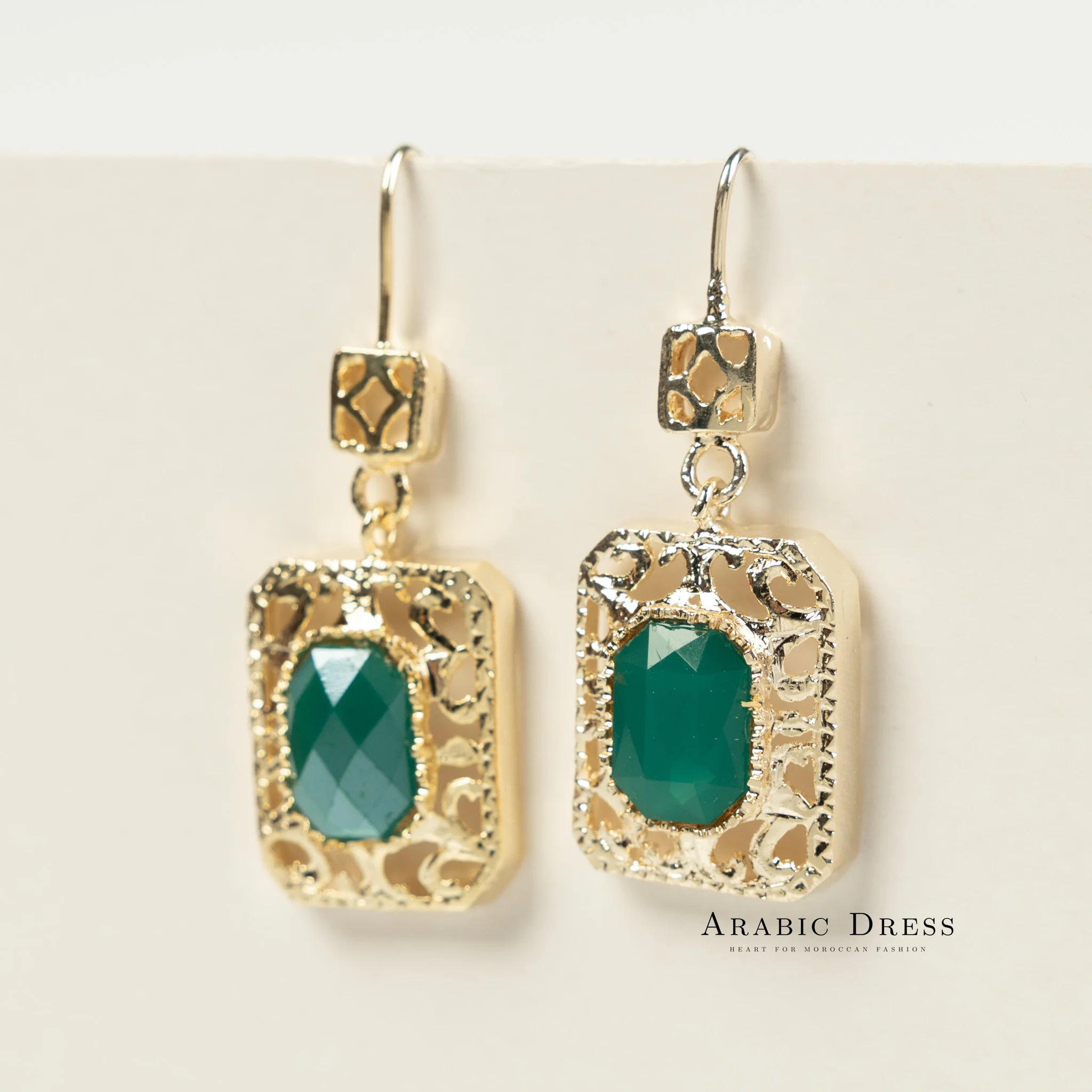 Green Nisa necklace set - Image 3