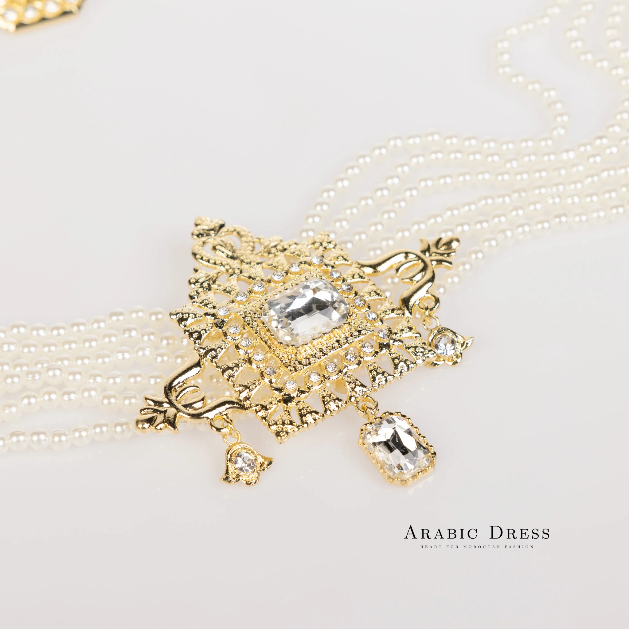 White Gold Youra Necklace set