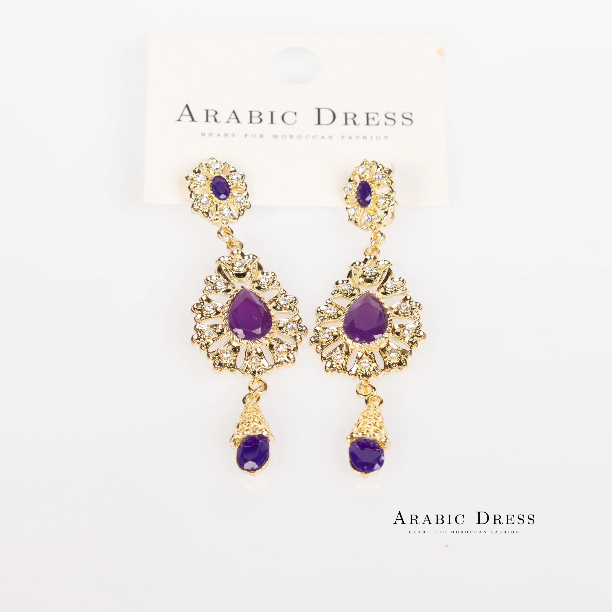 Purple Ara Earrings