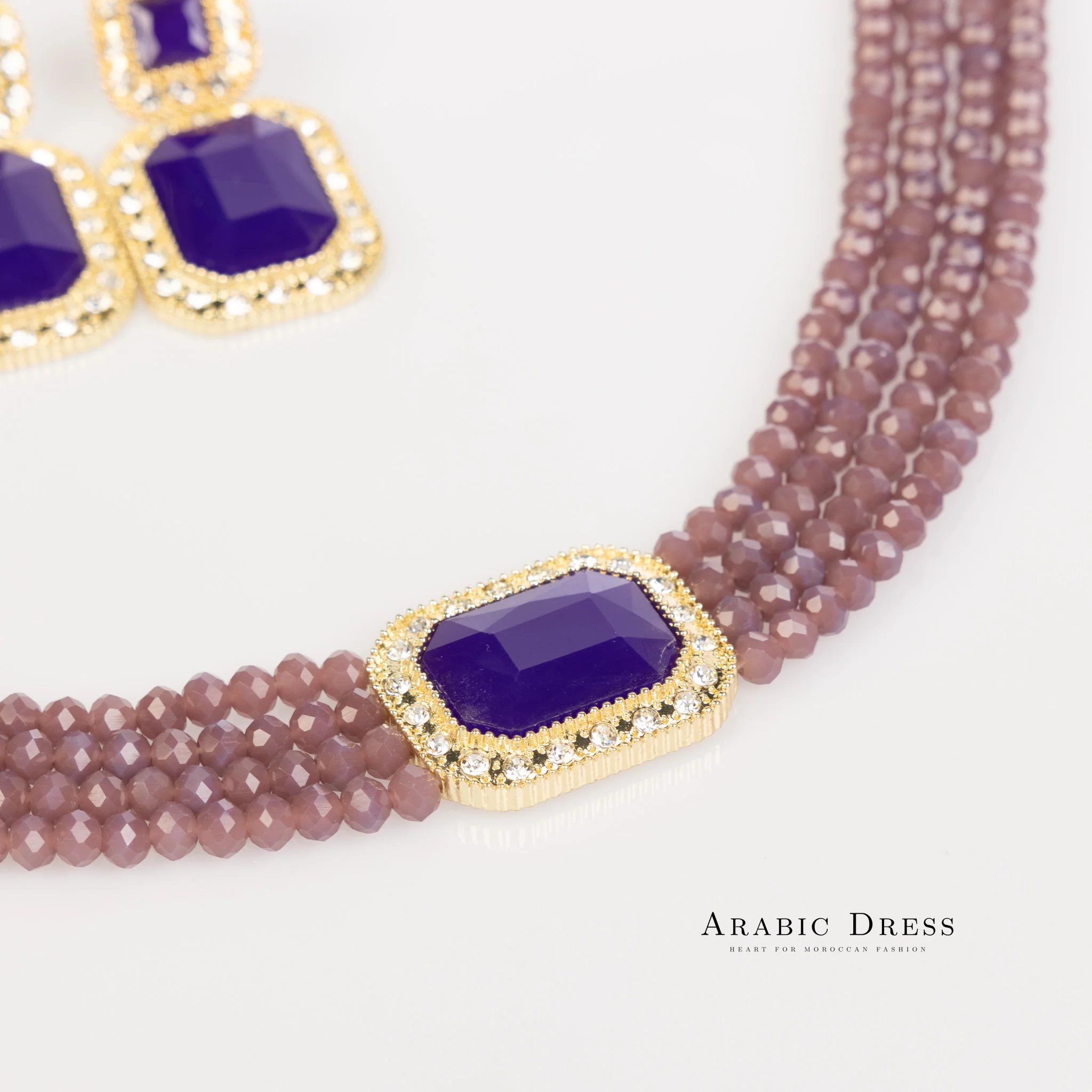 Purple Mi-So Necklace set - Image 3