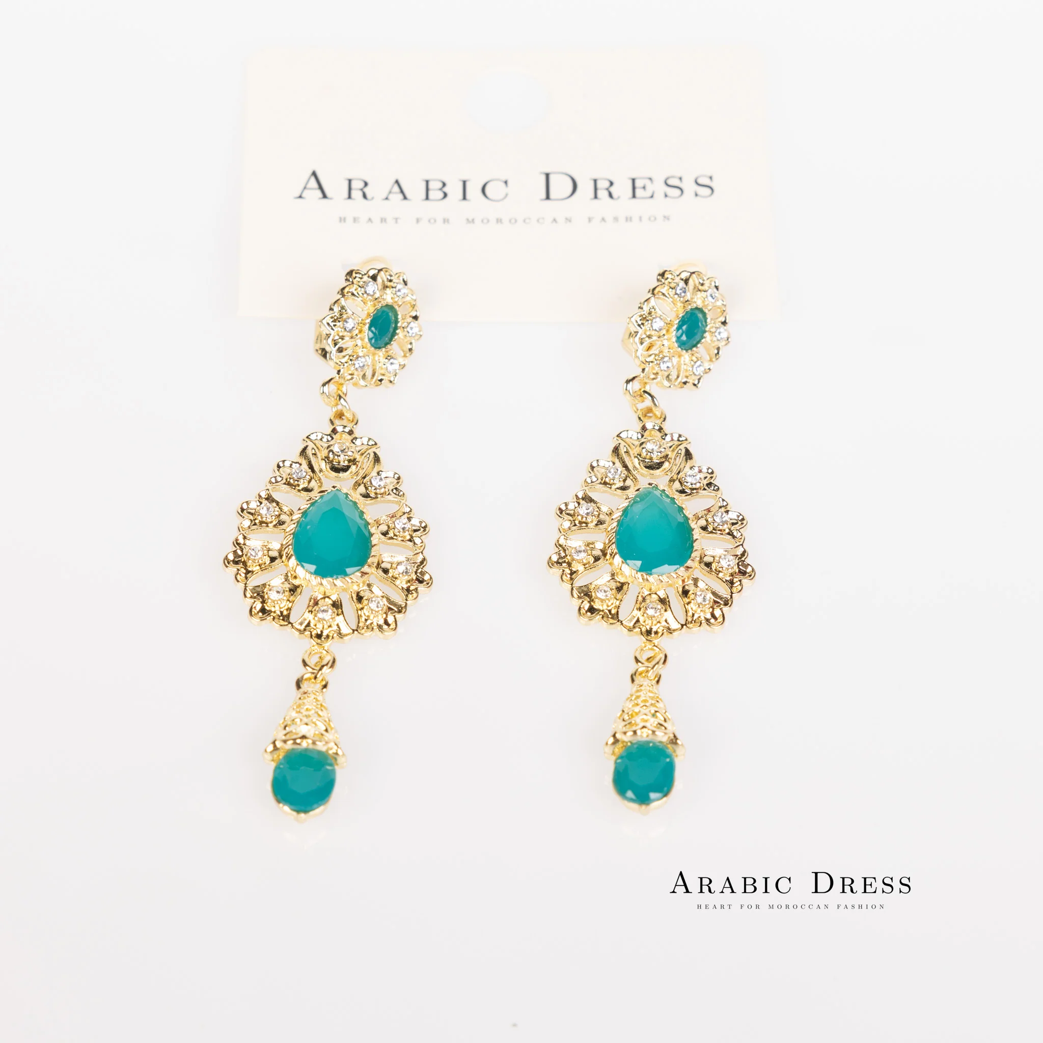 Teal Ara Earrings - Image 2