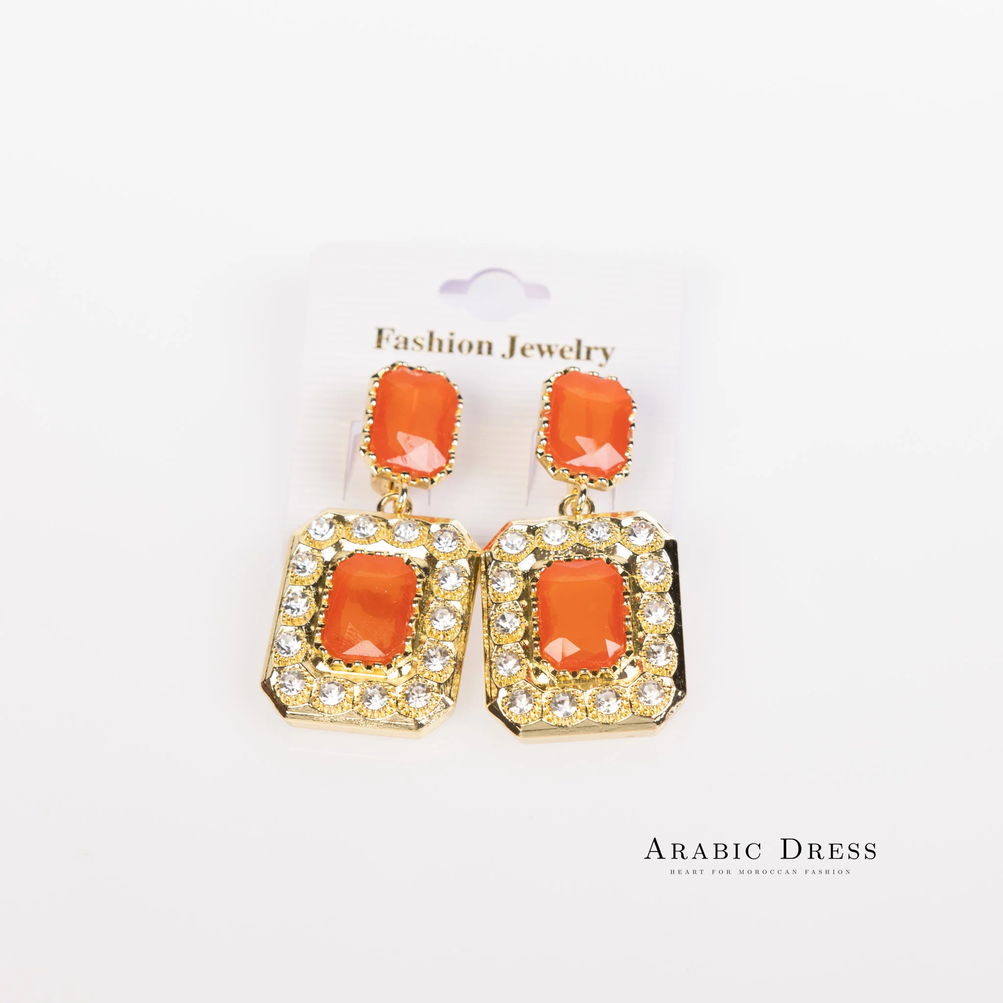 Orange Youra Necklace set - Image 2