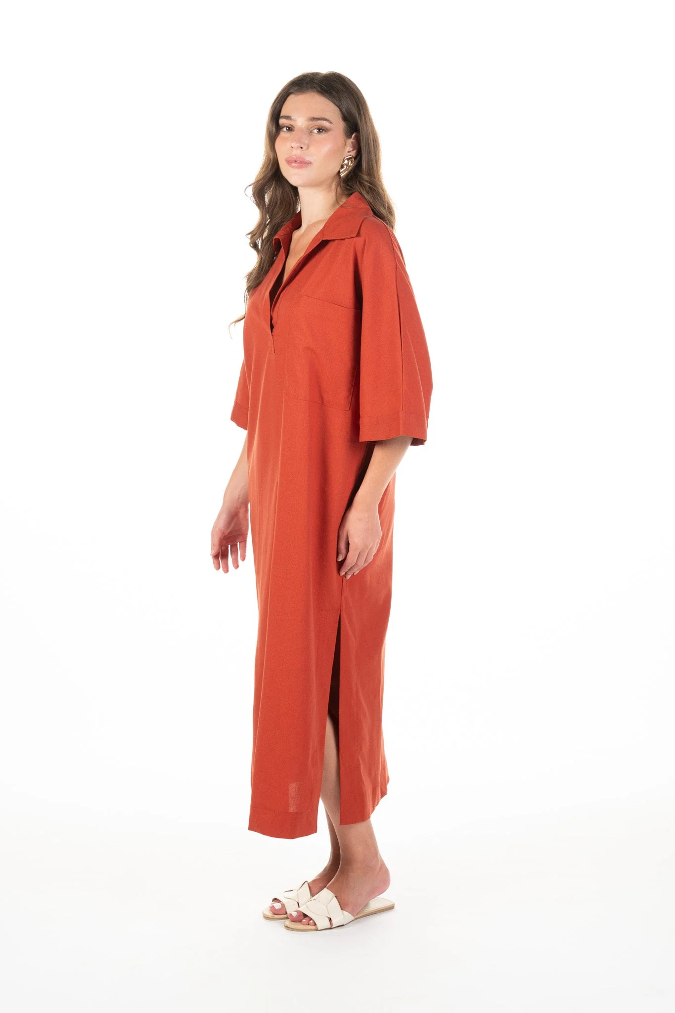 Dress Elizabeth Orange - Image 4