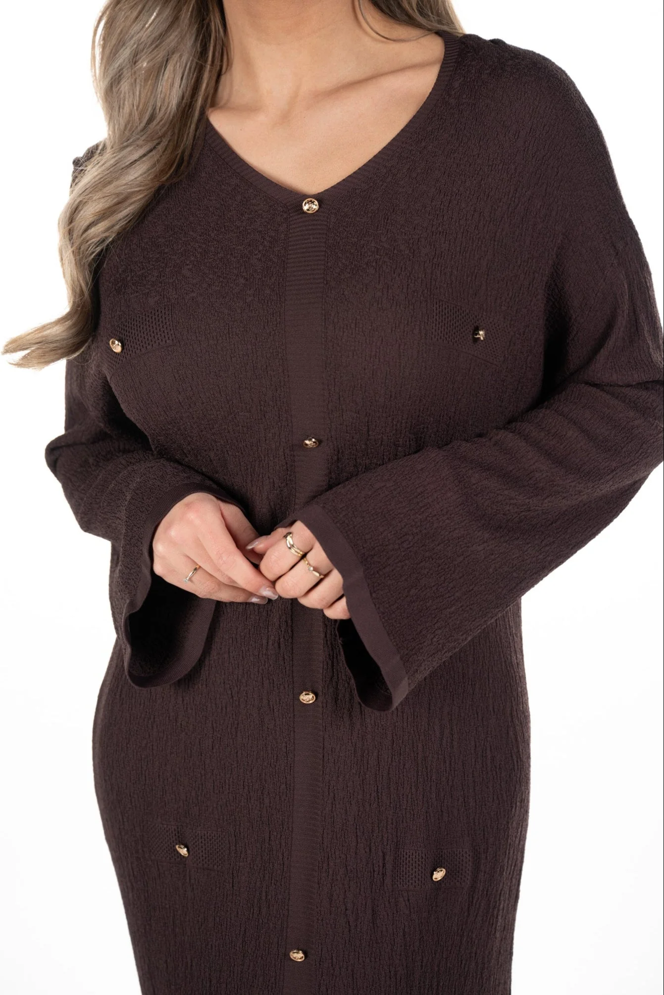 Dress Elodie Coffee Brown - Image 2