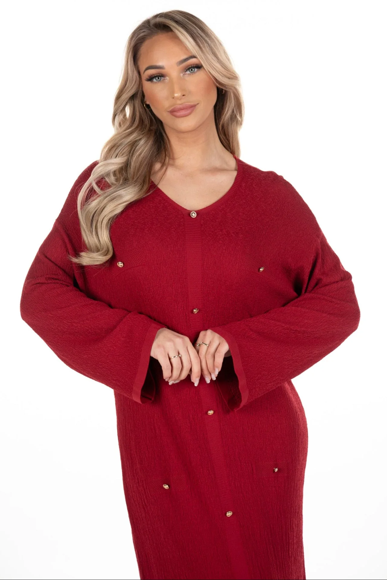 Dress Elodie Wine Red - Image 3