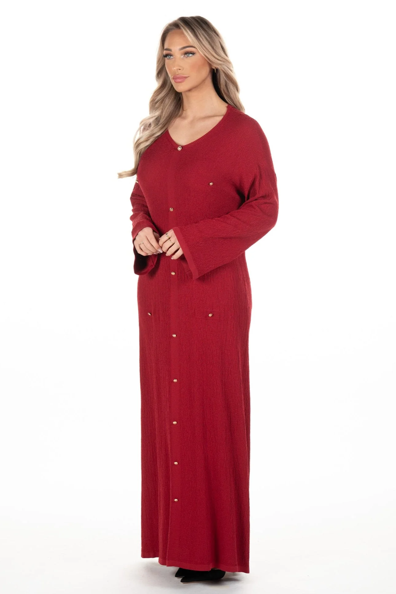 Dress Elodie Wine Red - Image 4
