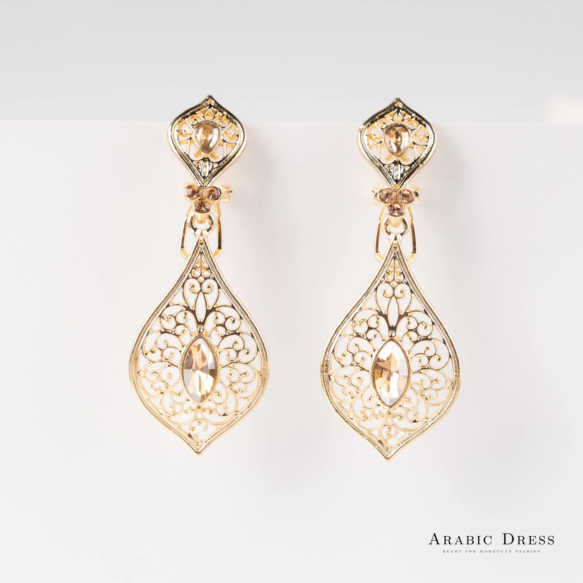 Earrings Jin Champagne - Image 2