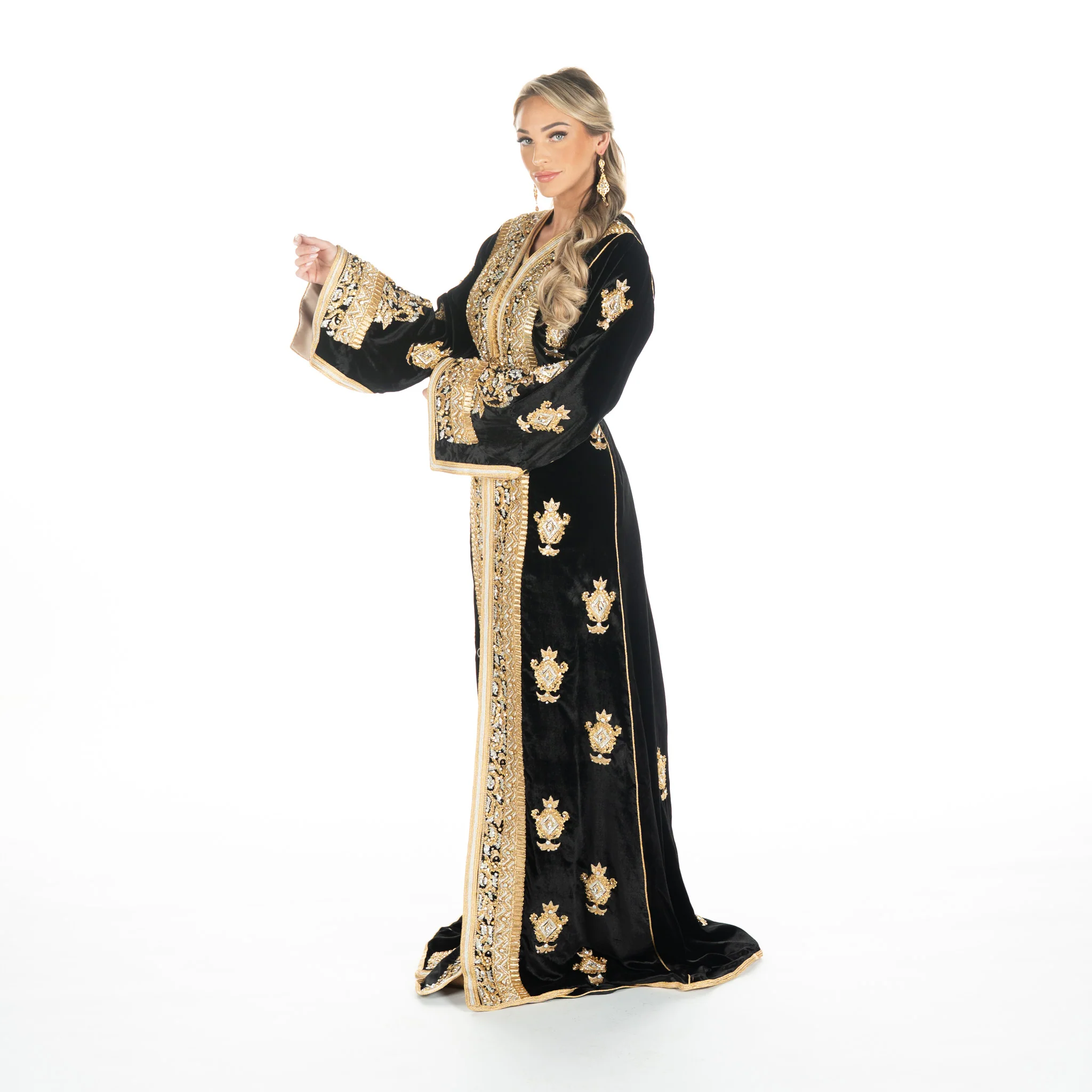Exclusieve Caftan Aleena Black - Image 10