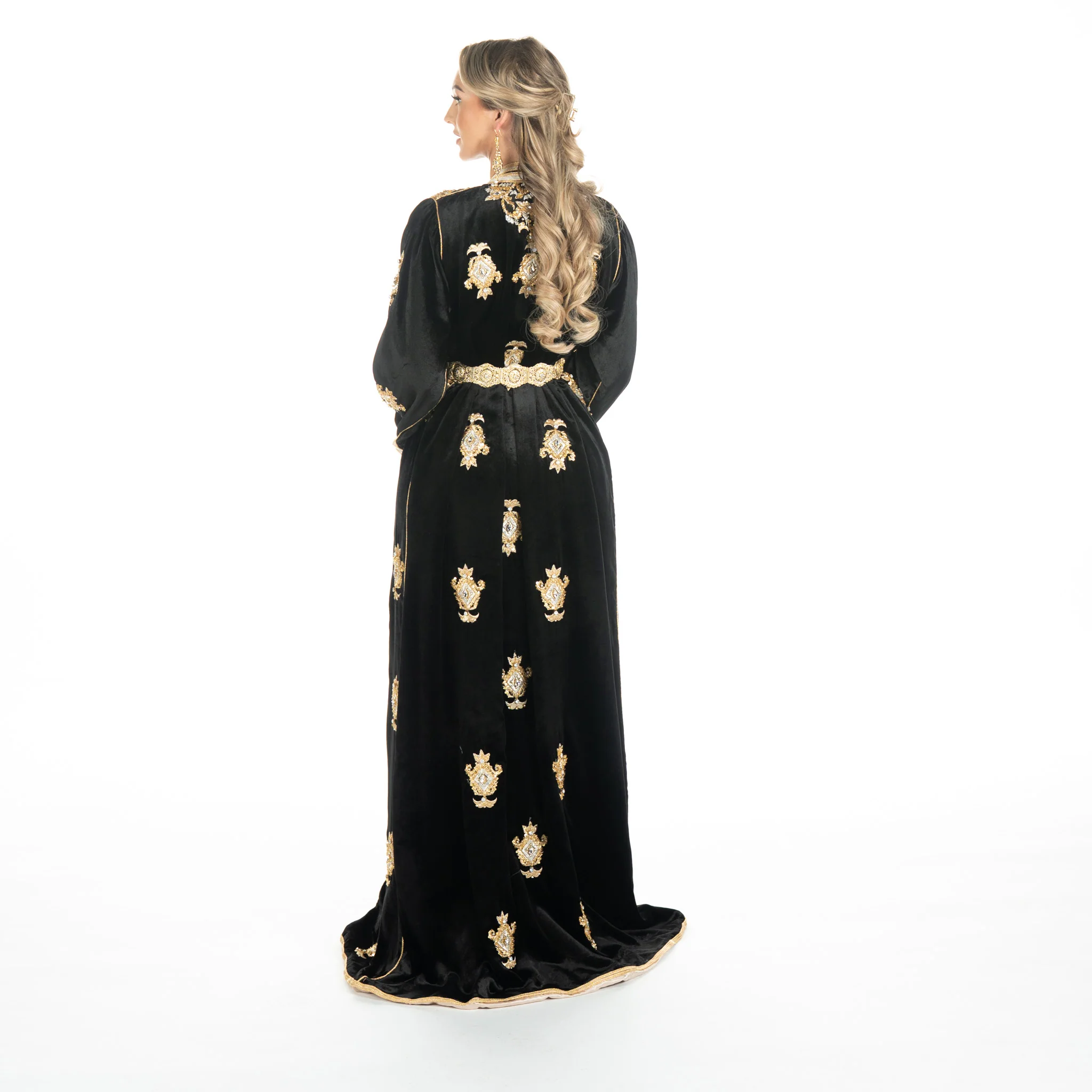 Exclusieve Caftan Aleena Black - Image 11