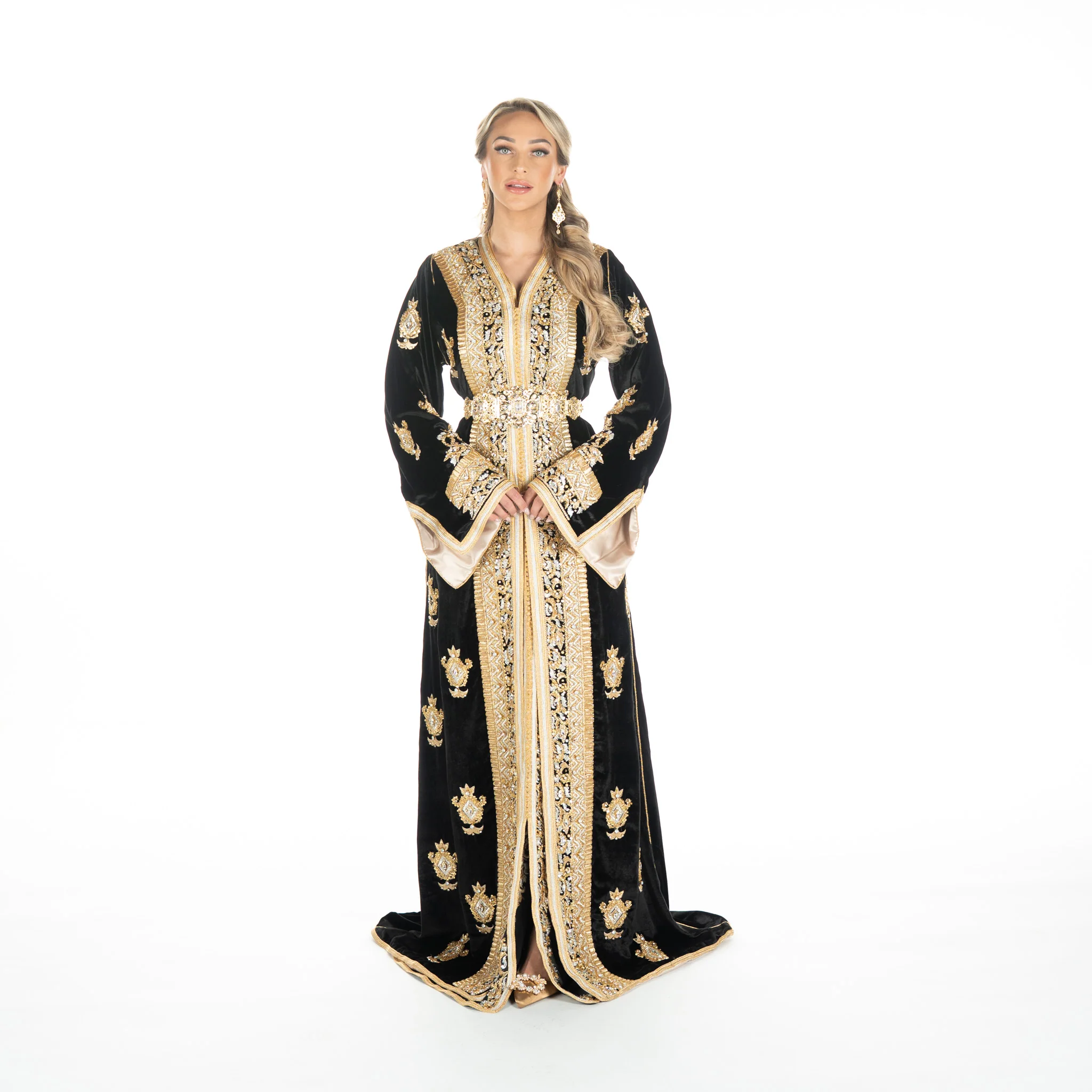 Exclusieve Caftan Aleena Black - Image 2