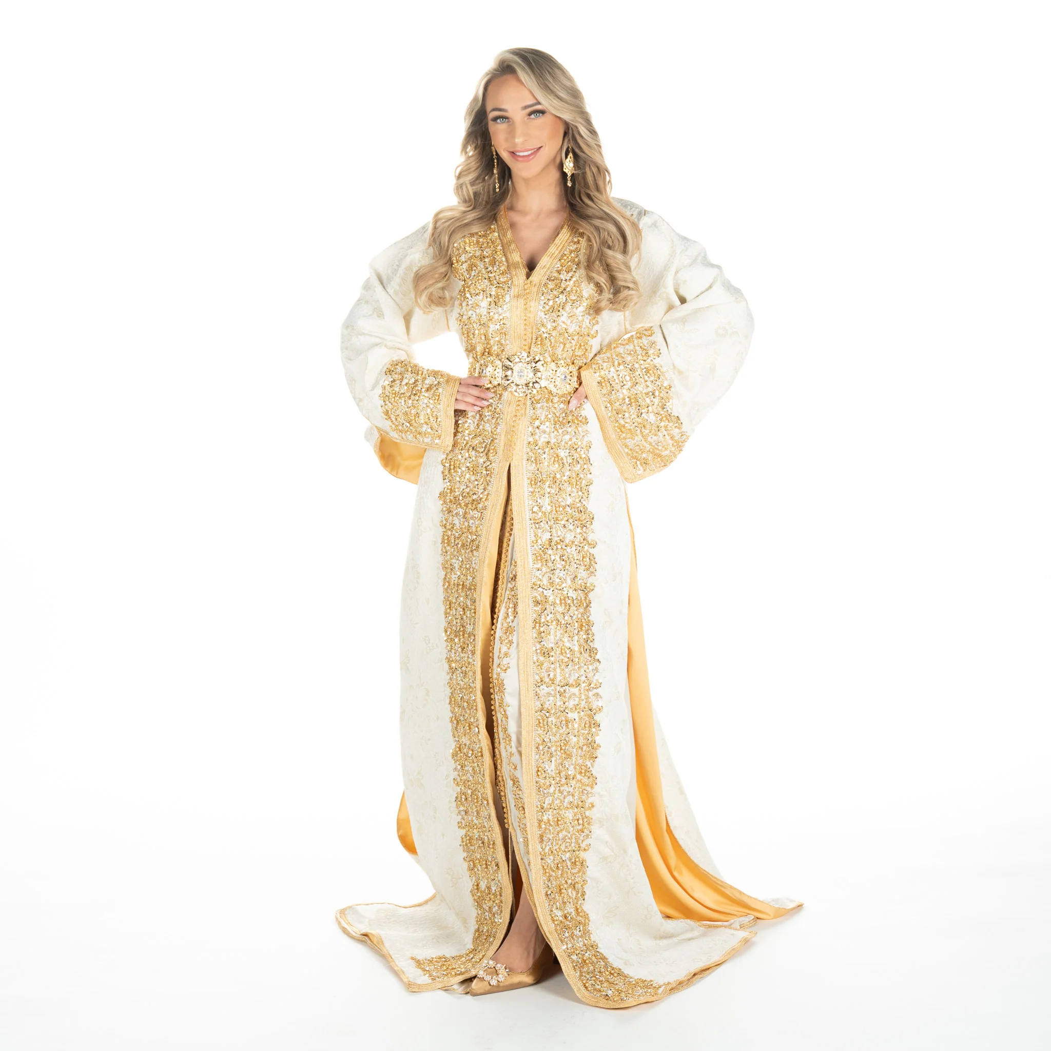 Exclusieve Caftan Isabel Gold - Image 10