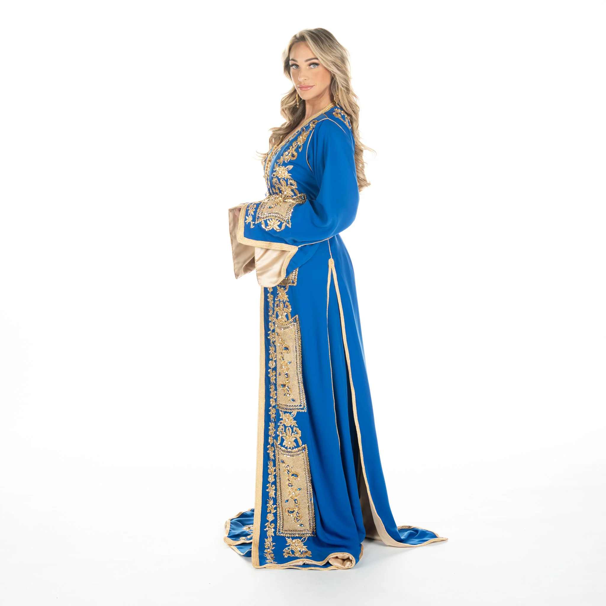 Exclusieve Caftan Levi Blue - Image 4