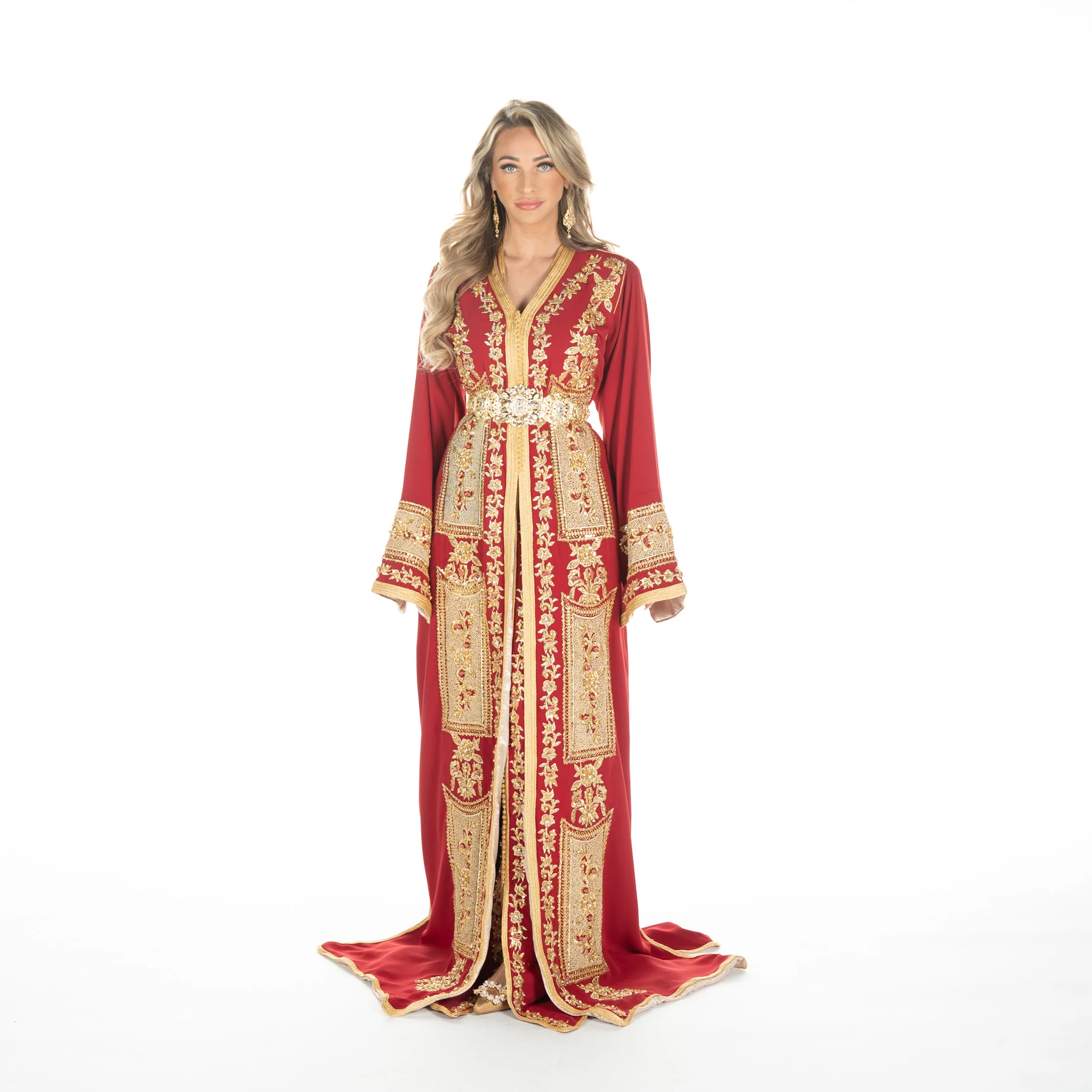 Exclusieve Caftan Levi  Red - Image 3