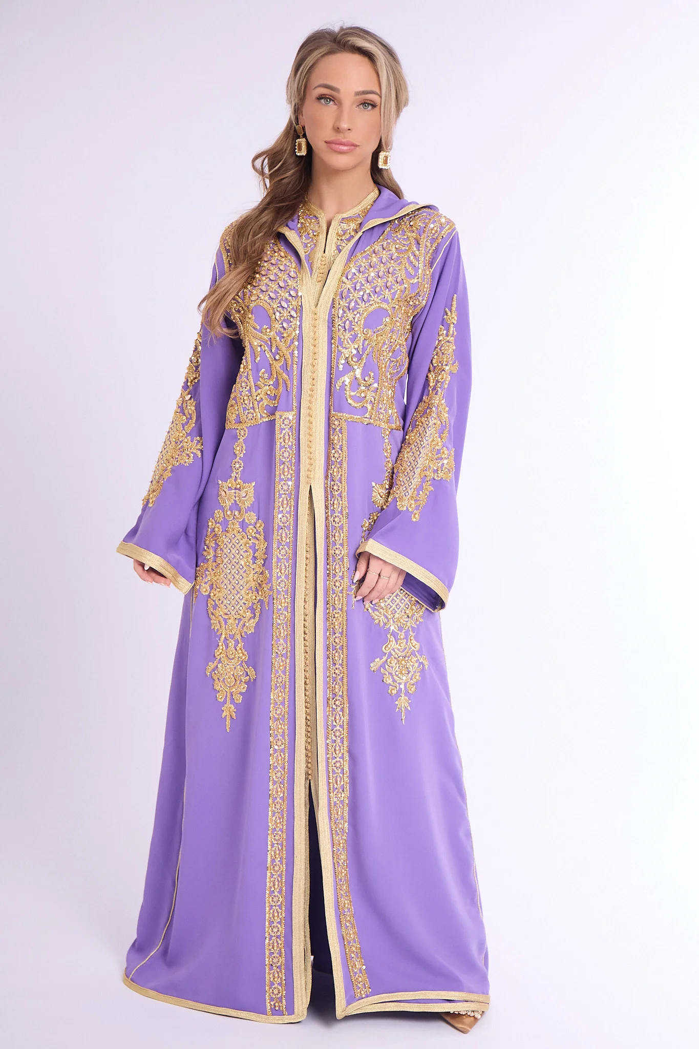 Exclusive Jalaba Soha Lilac - Image 3
