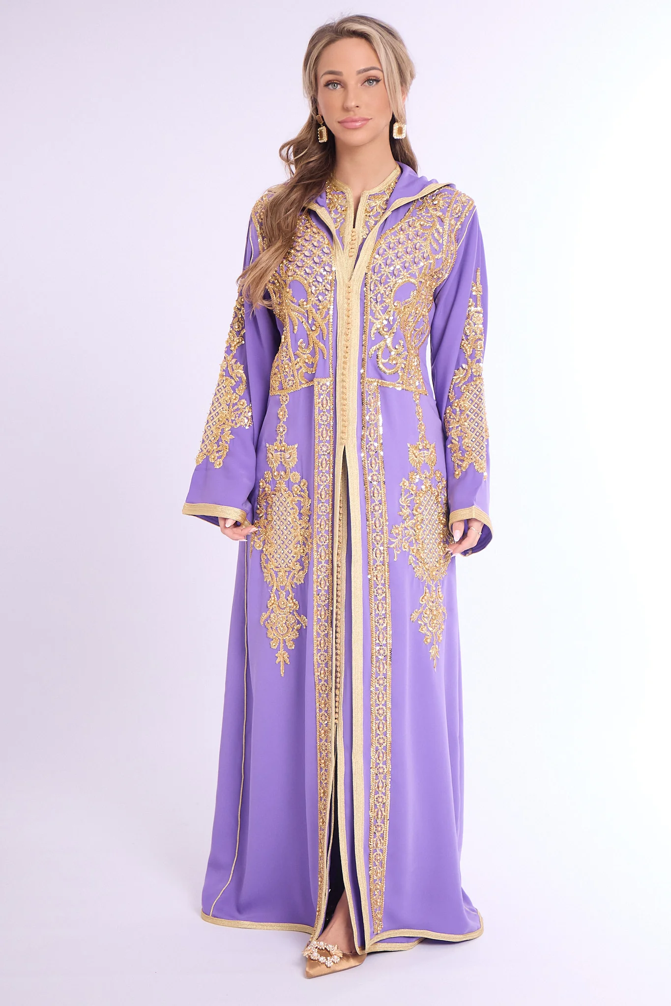 Exclusive Jalaba Soha Lilac - Image 9