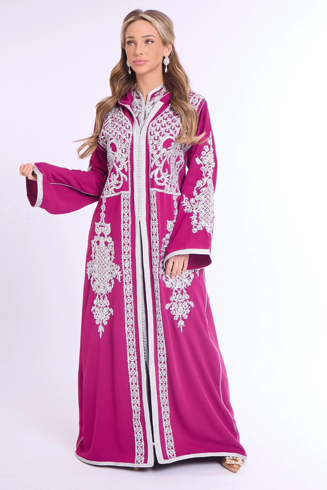 Exclusive Jalaba Soha Magenta - Image 2