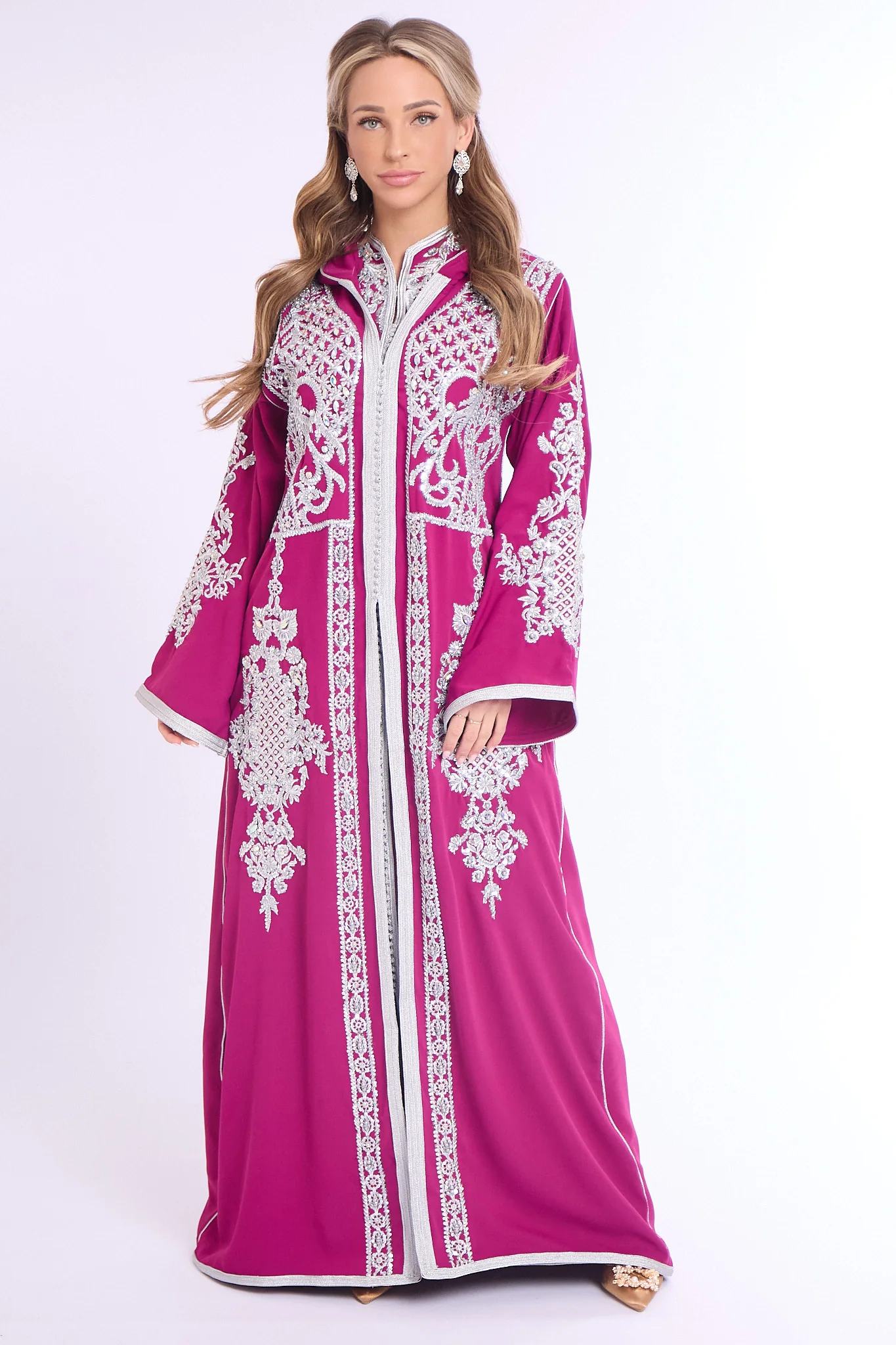Exclusive Jalaba Soha Magenta - Image 7