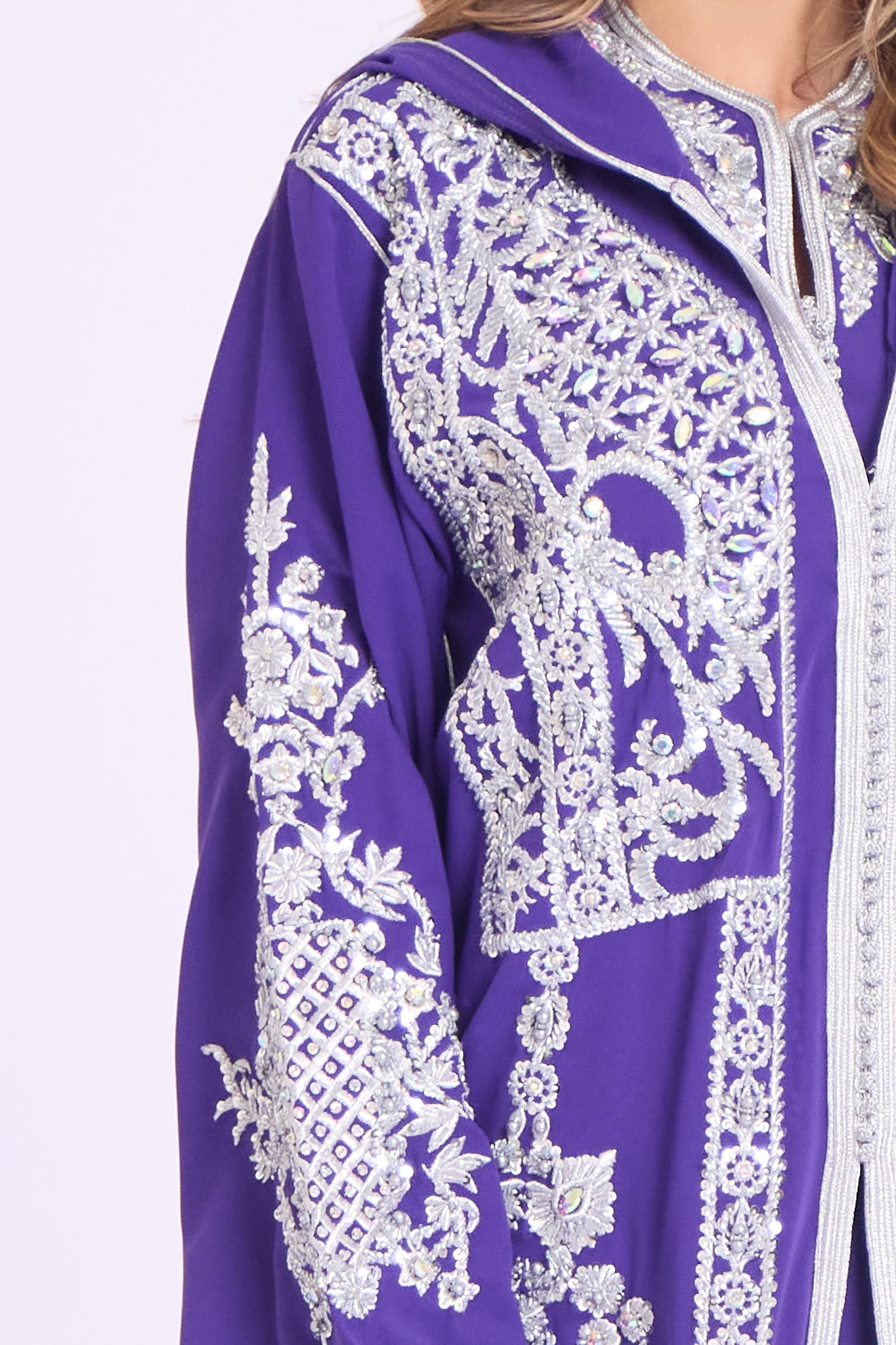 Exclusive Jalaba Soha Purple - Image 5
