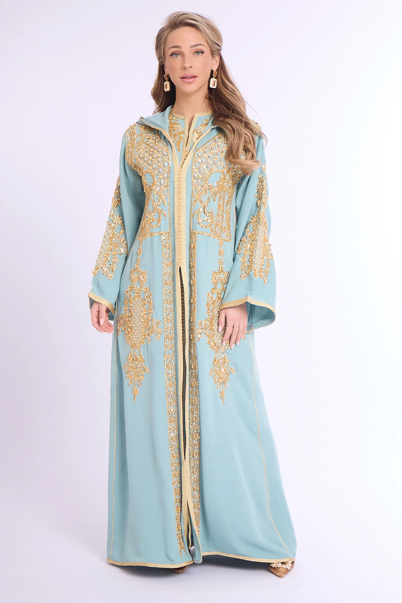 Exclusive Jalaba Soha Darkseagreen - Image 2