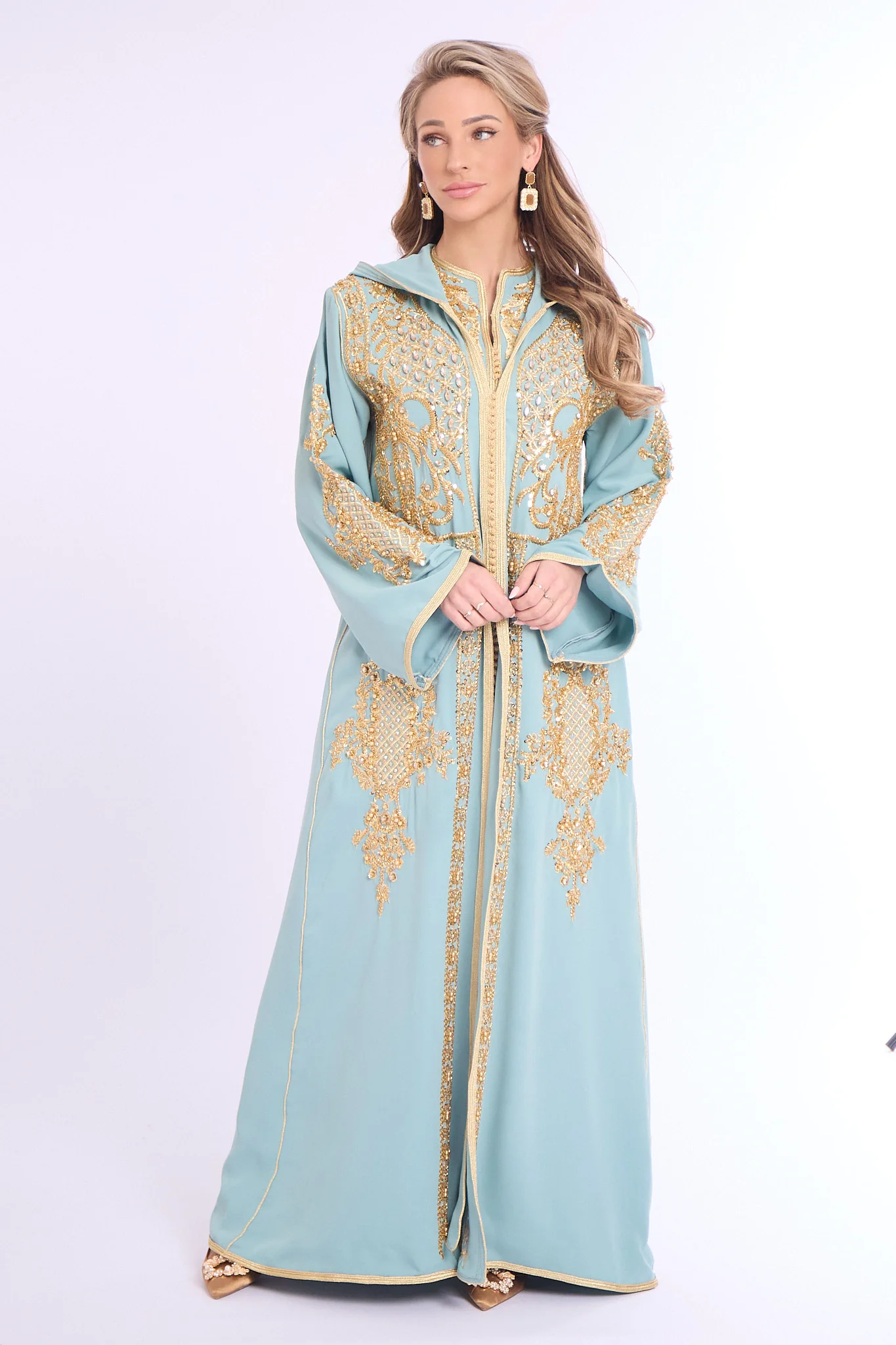 Exclusive Jalaba Soha Darkseagreen - Image 4