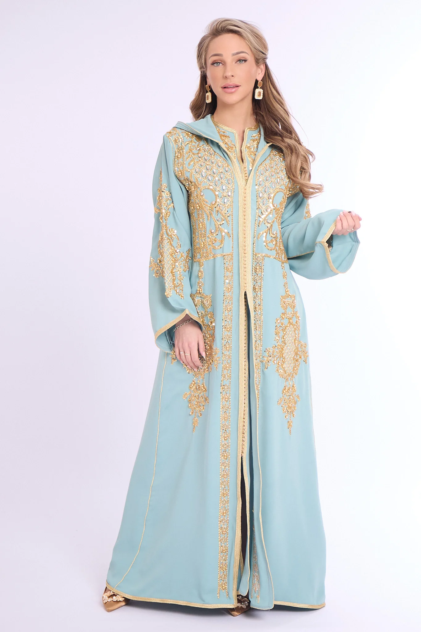Exclusive Jalaba Soha Darkseagreen - Image 5