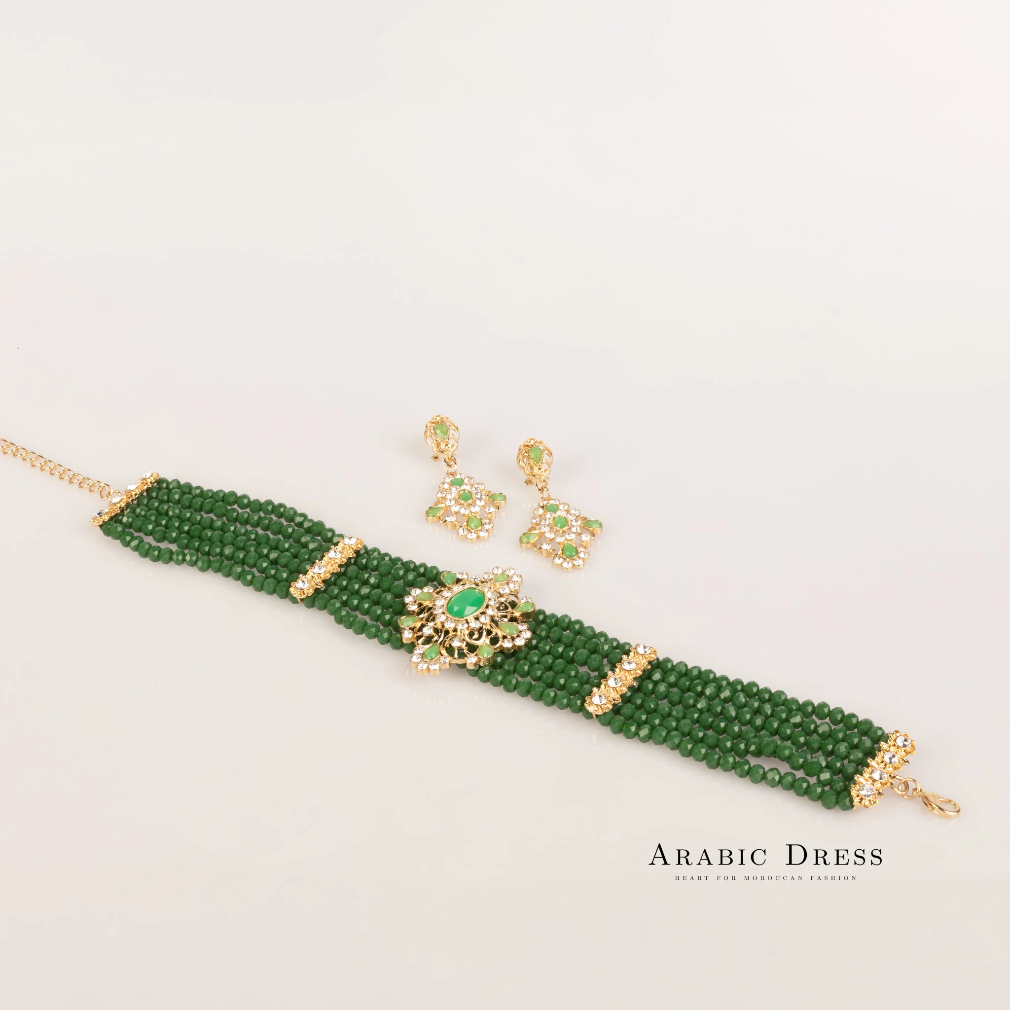 green  Necklace set muni - Image 3
