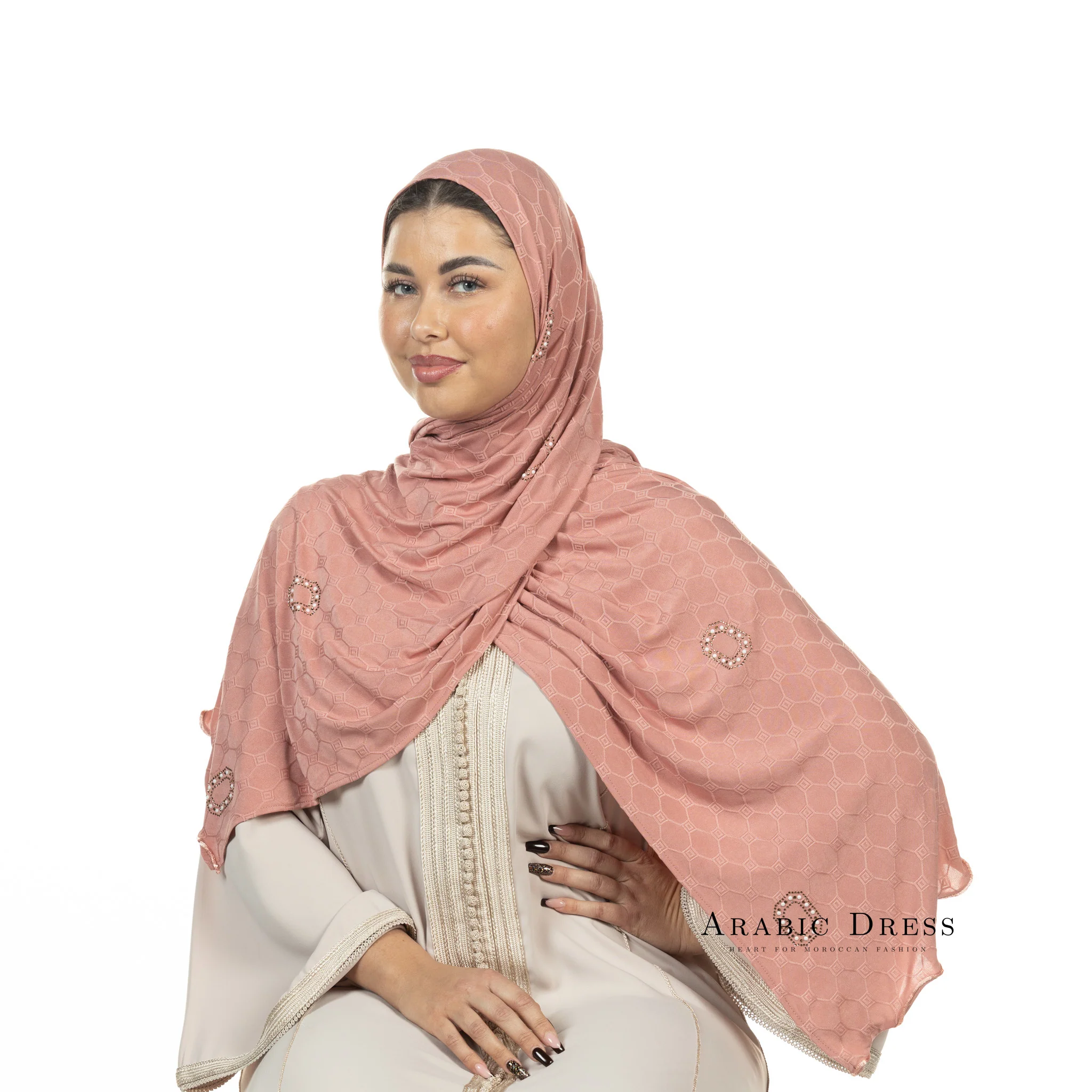 Hijab Liza Outrageous Orange - Image 4