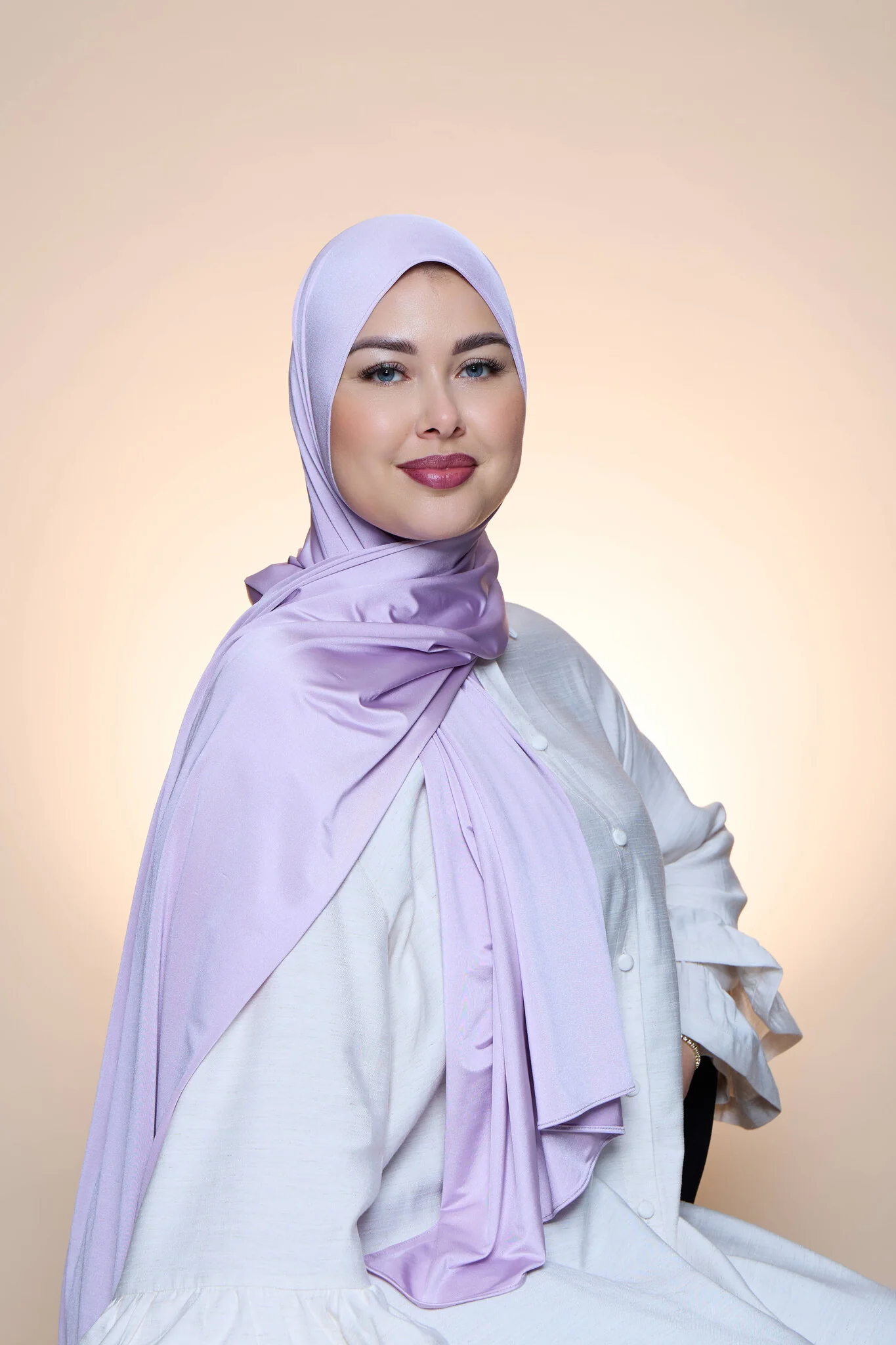 Hijab Premium Satin Mae Thistle