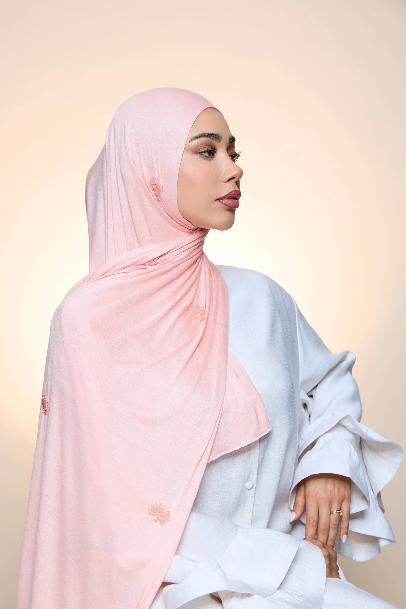 Hijab Zaya spanish Pink - Image 3