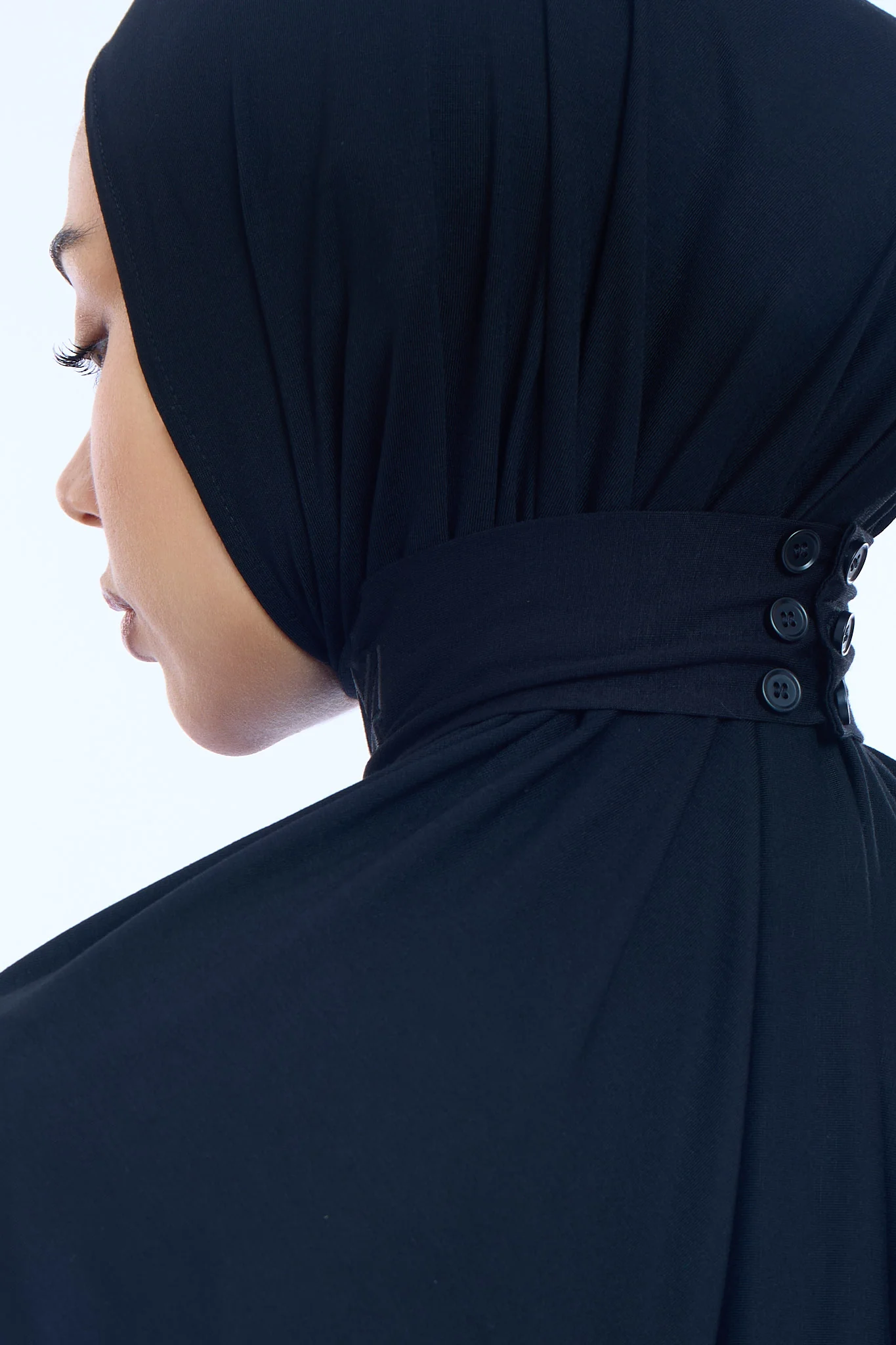 Instant Hijab Bamboo I Absolute Black - Image 4
