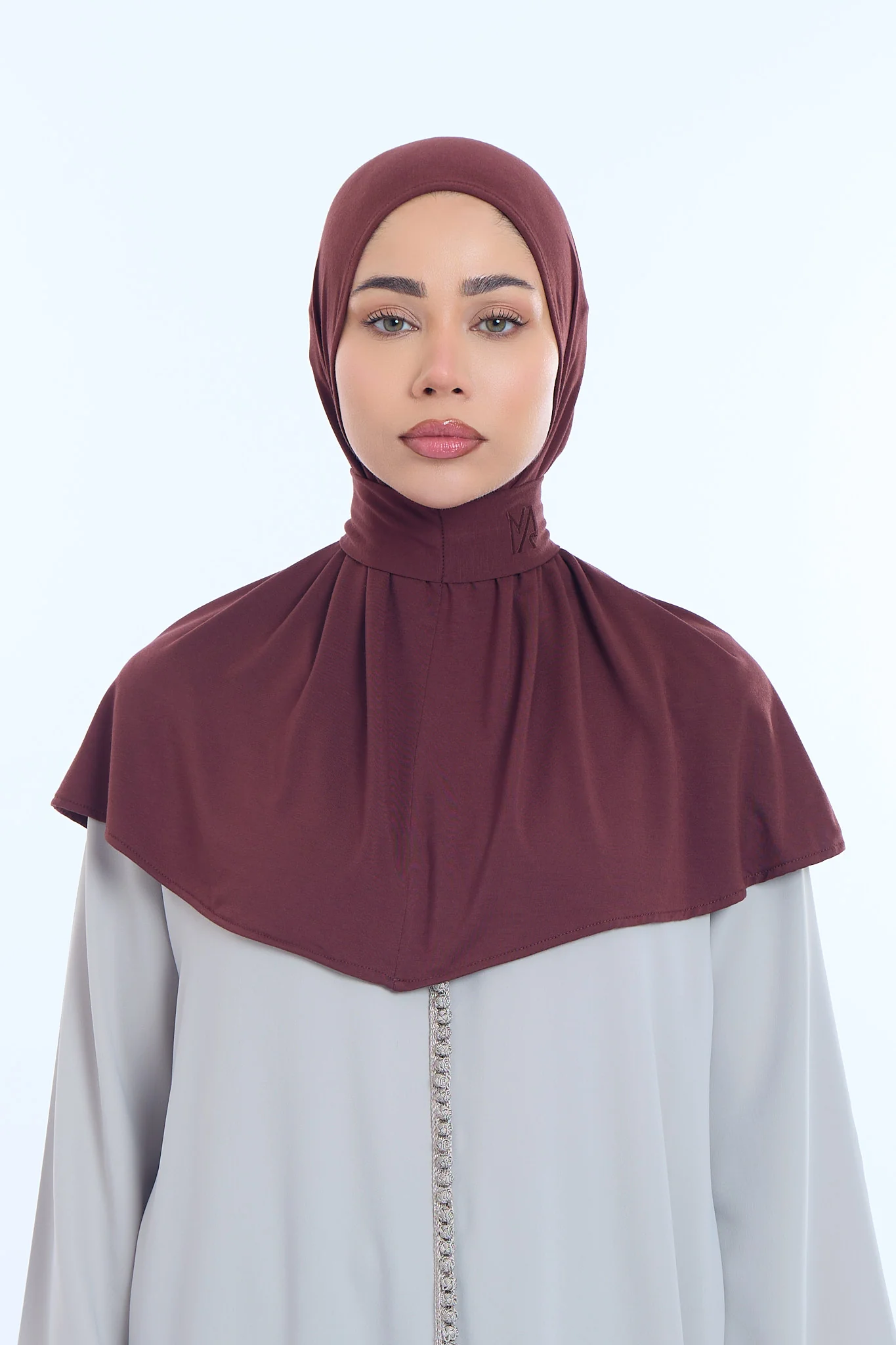 Instant Hijab Bamboo I Cocoa Brown - Image 2