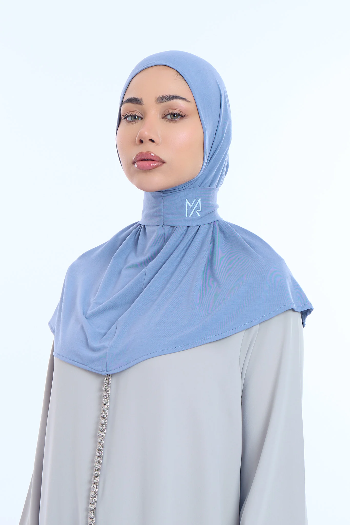 Instant Hijab Bamboo I Dusty Blue