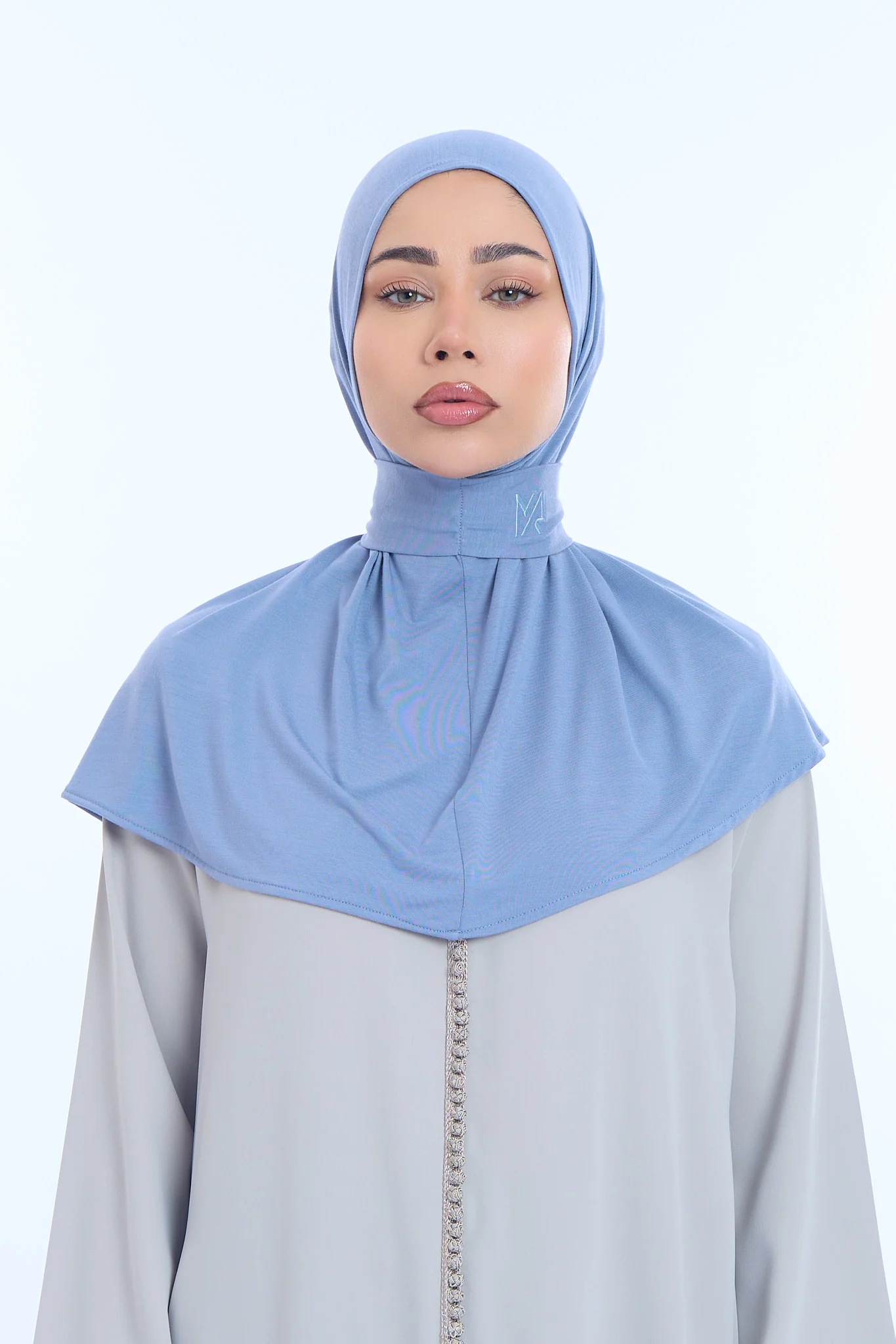 Instant Hijab Bamboo I Dusty Blue - Image 2