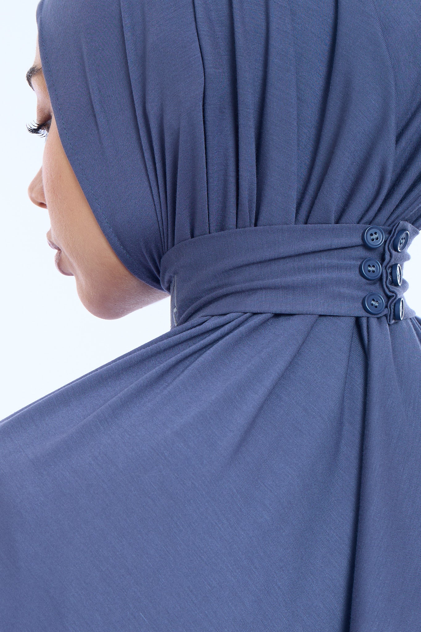 Instant Hijab Bamboo I Gray Steel - Image 4