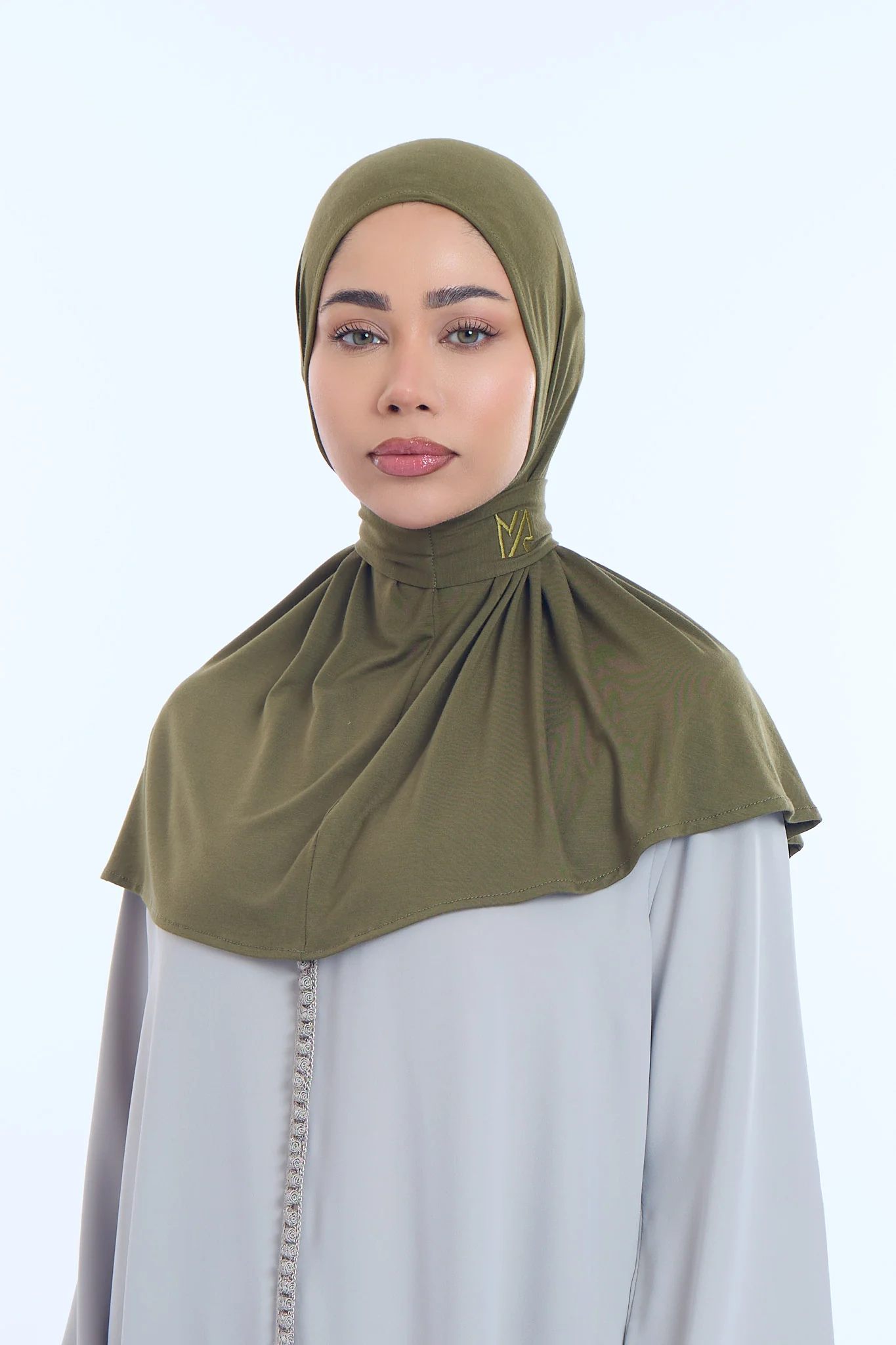 Instant Hijab Bamboo I Olive Khaki