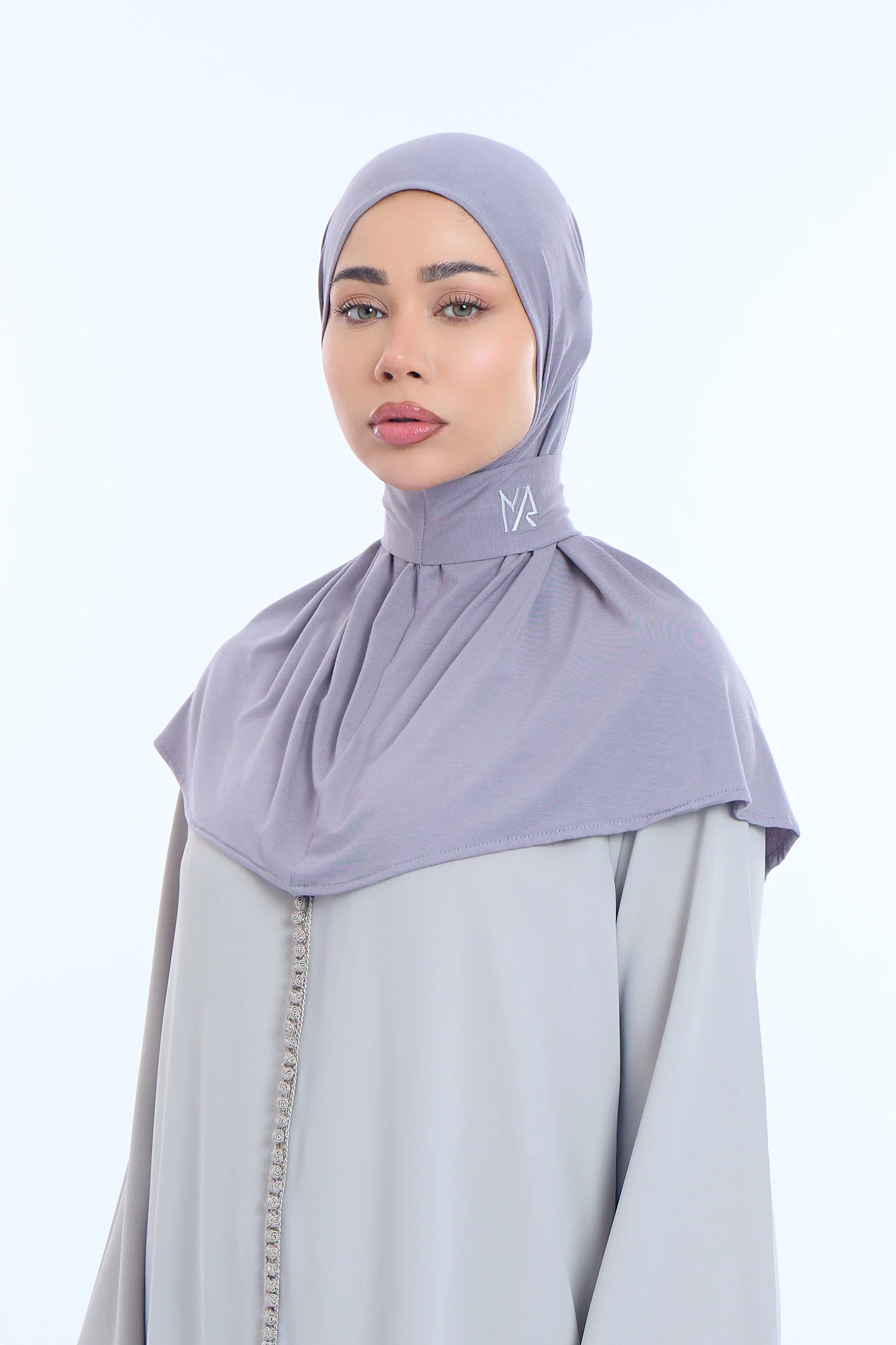 Instant Hijab Bamboo I Steel Blue