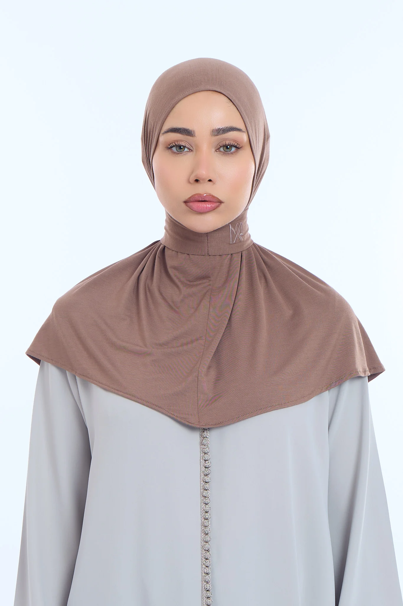 Instant Hijab Bamboo I Soft Taupe - Image 2