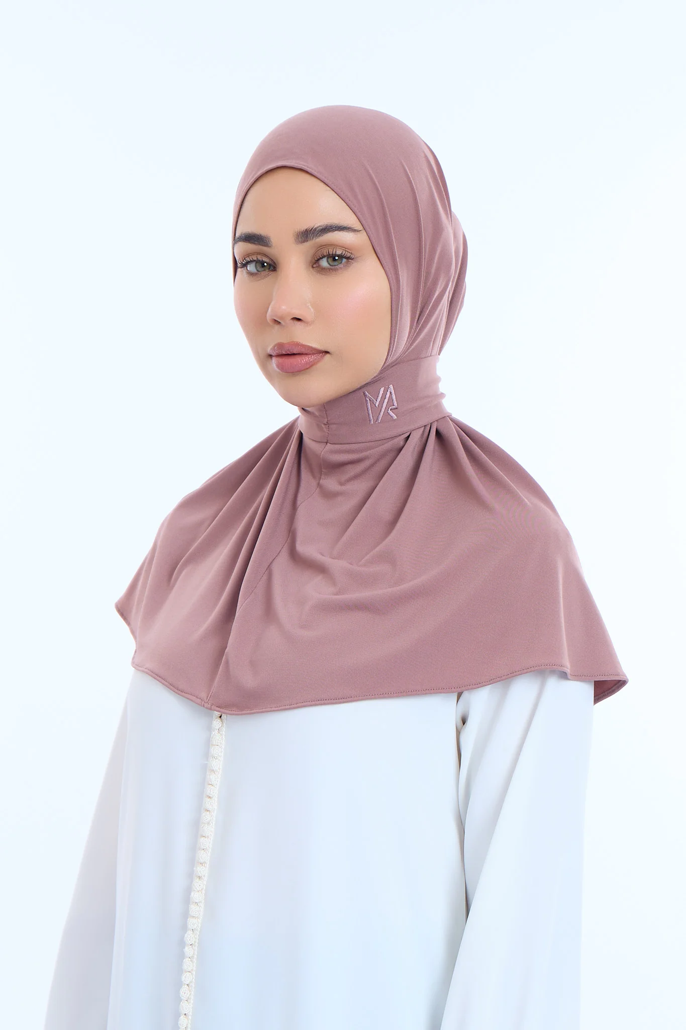 Instant Hijab Premium I Plum Pink - Image 2