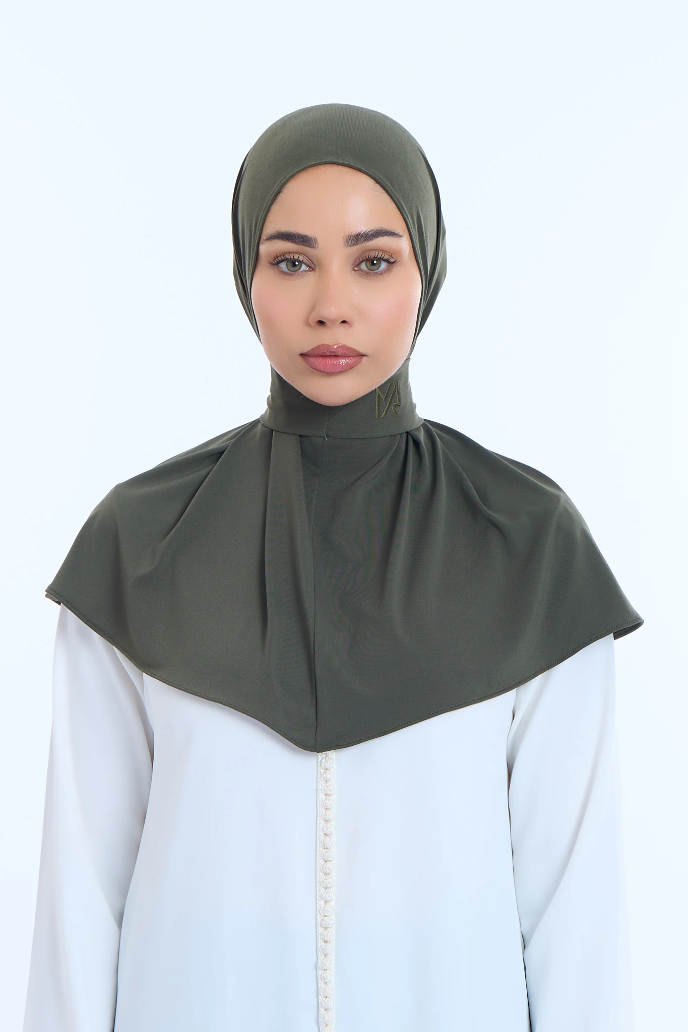 Instant Hijab Premium I Dark Moss - Image 2