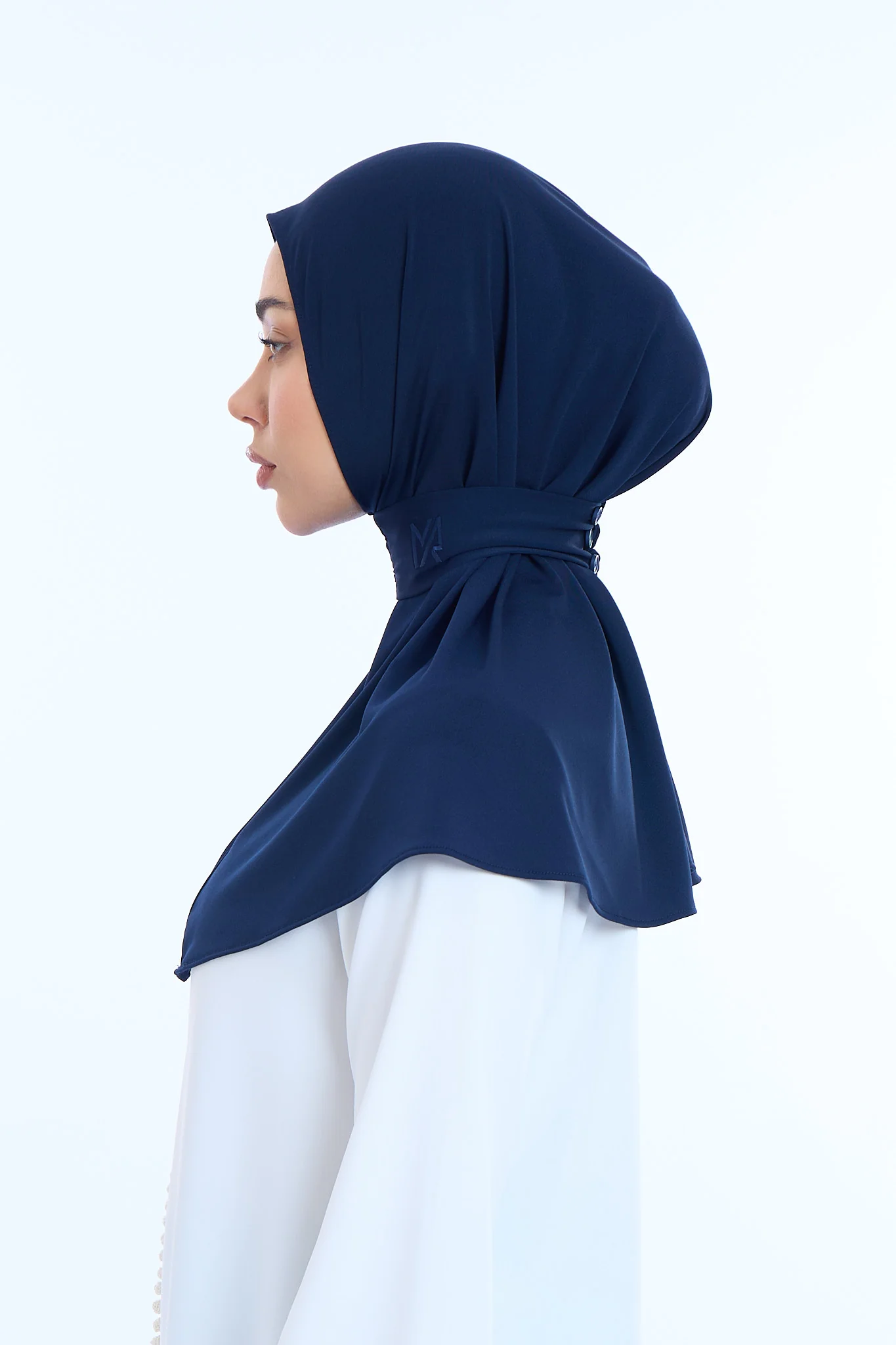 Instant Hijab Premium I  Deep Navy - Image 4
