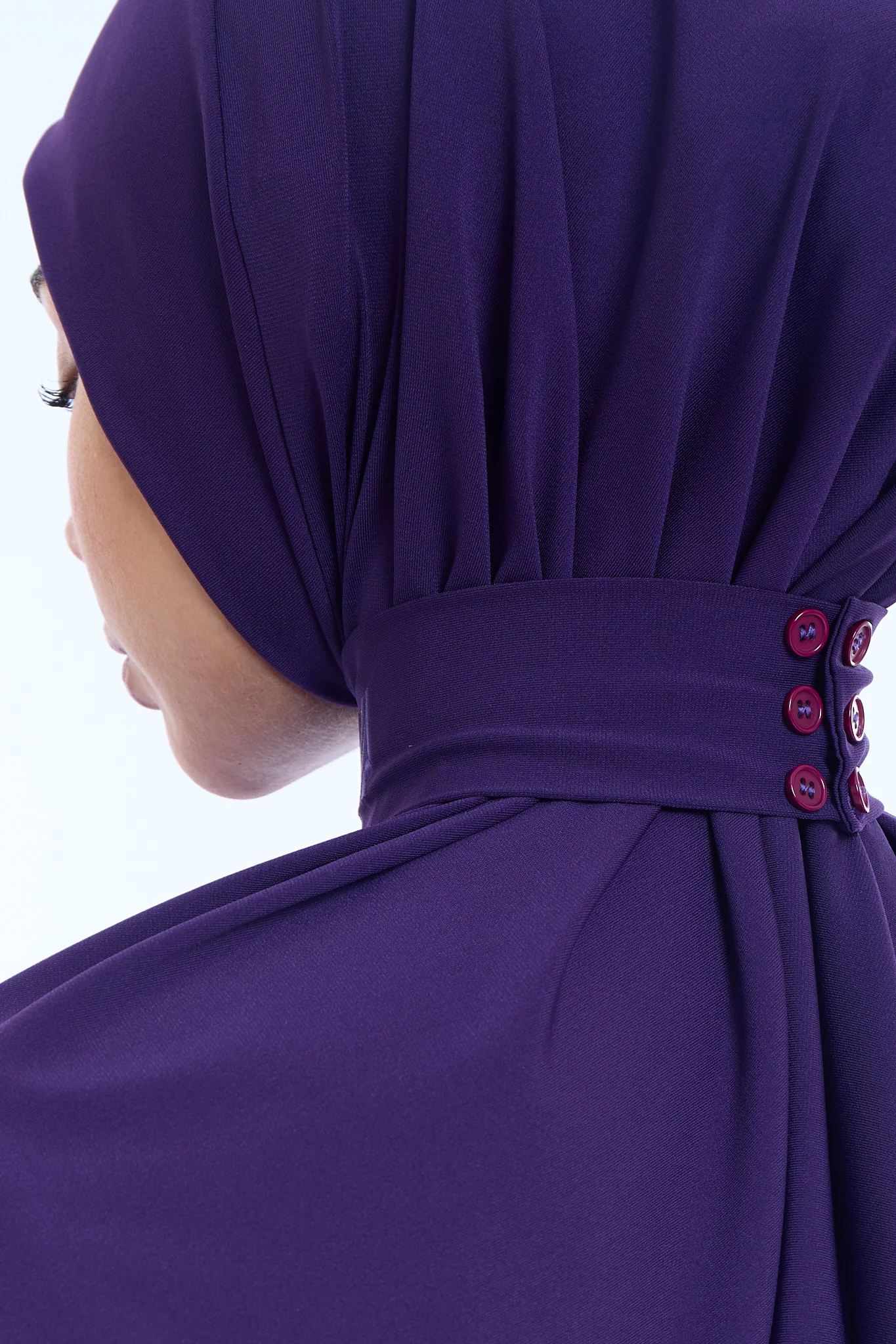 Instant Hijab Premium II Mushroom Taupe - Image 3