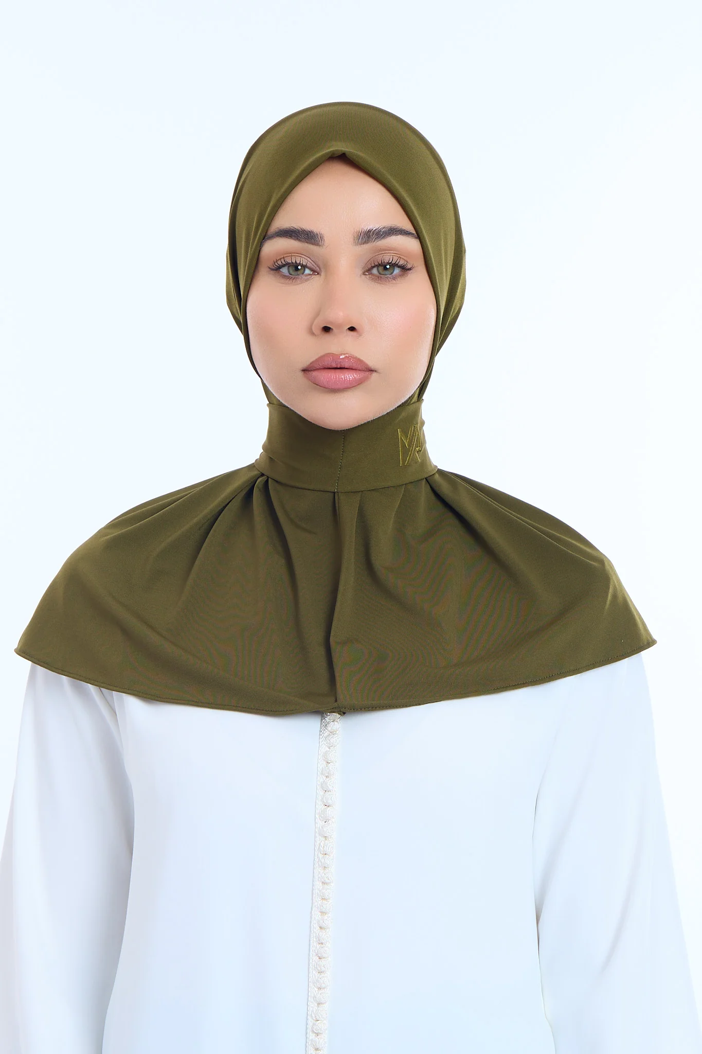 Instant Hijab Premium II Army Green - Image 3