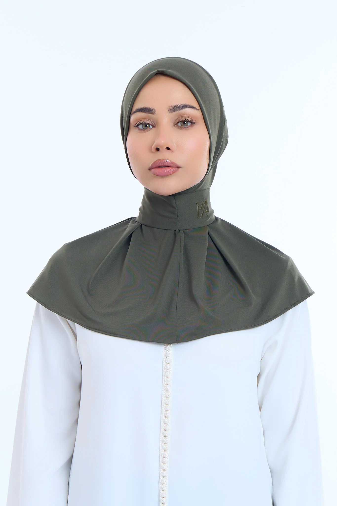 Instant Hijab Premium II Dark Moss - Image 3