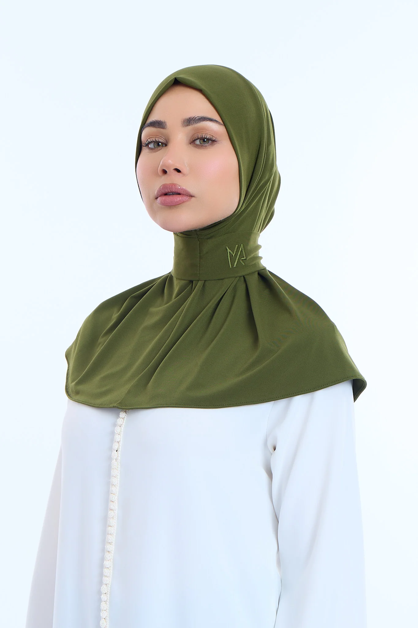 Instant Hijab Premium II Dark Olive