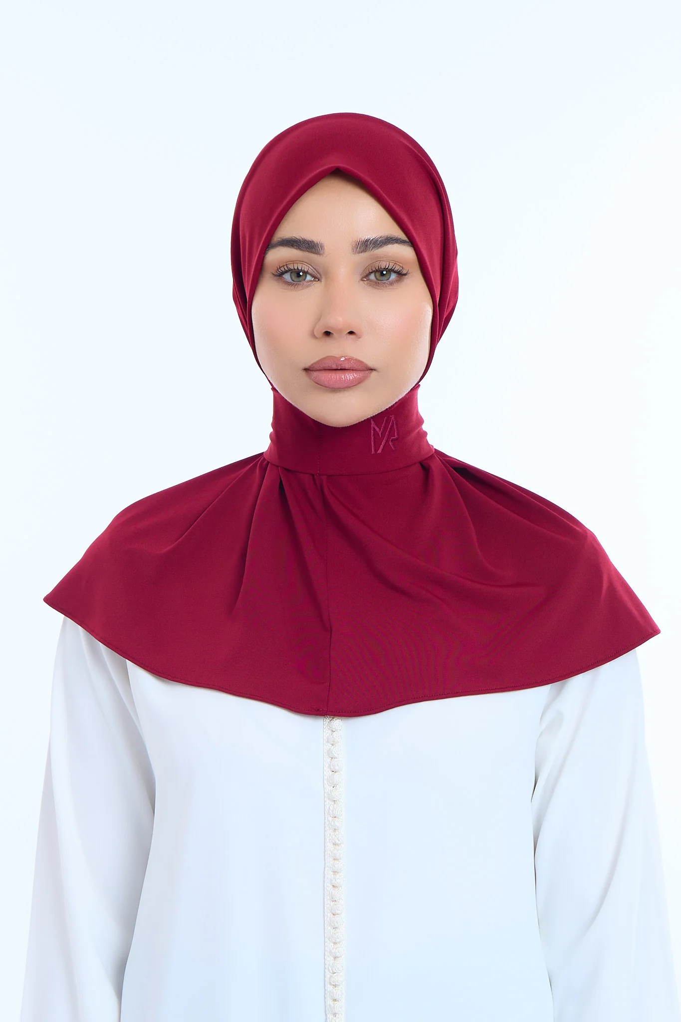 Instant Hijab Premium II Dark Wine - Image 2